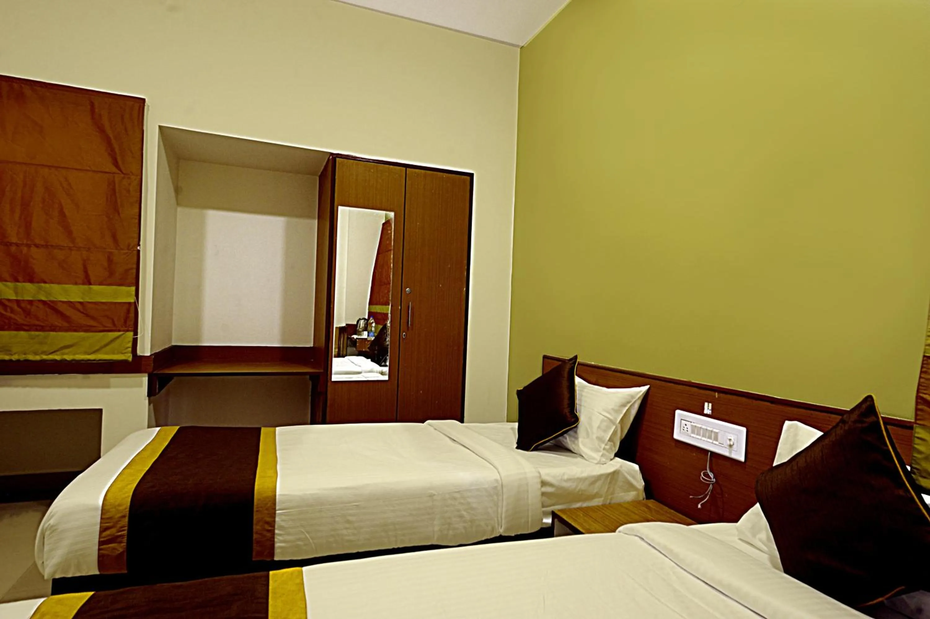 Bed in Airport Bliss Boutique Hotel Near Kempegowda International Airport Bangalore