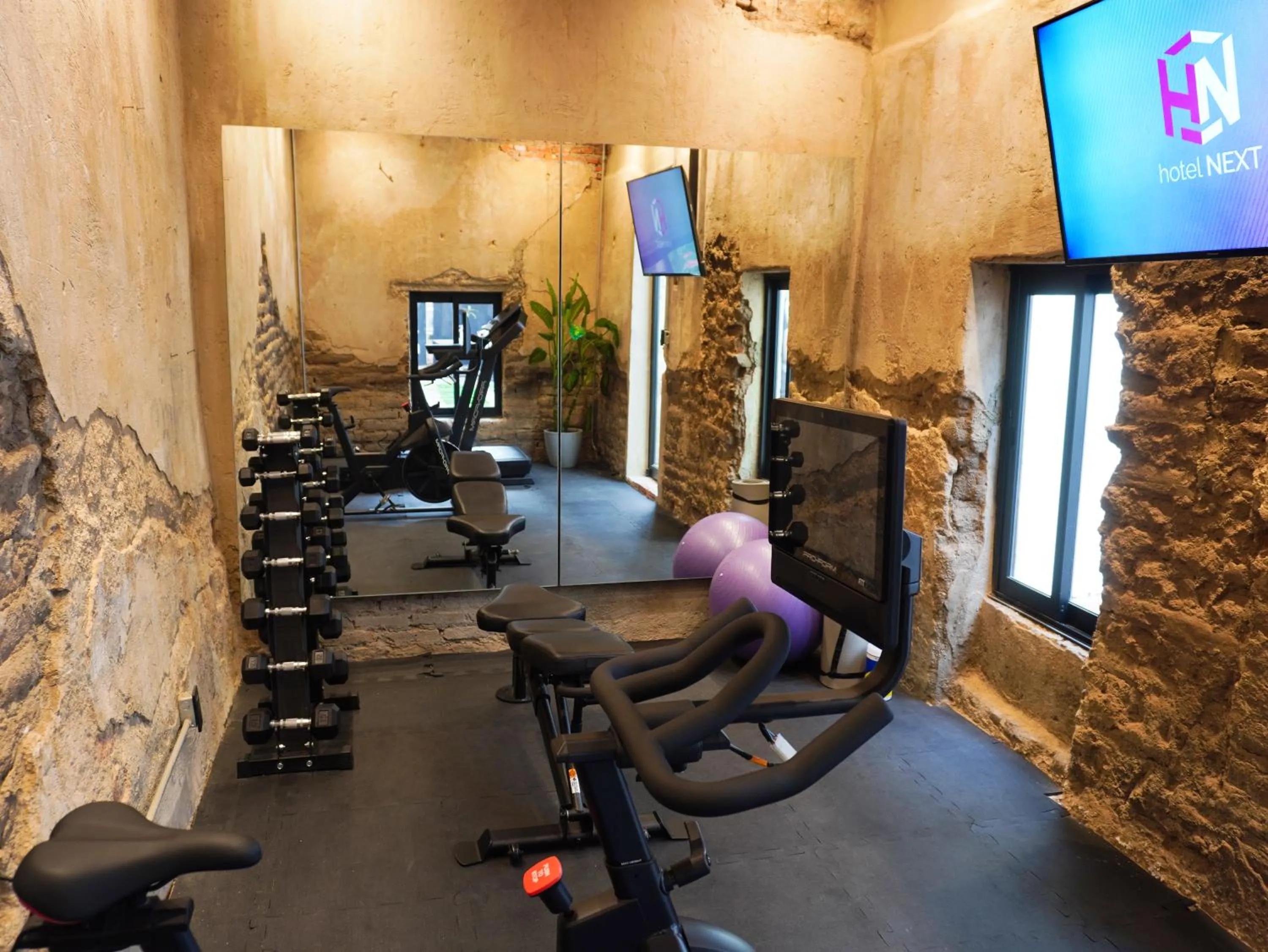 Fitness centre/facilities in Hotel NEXT