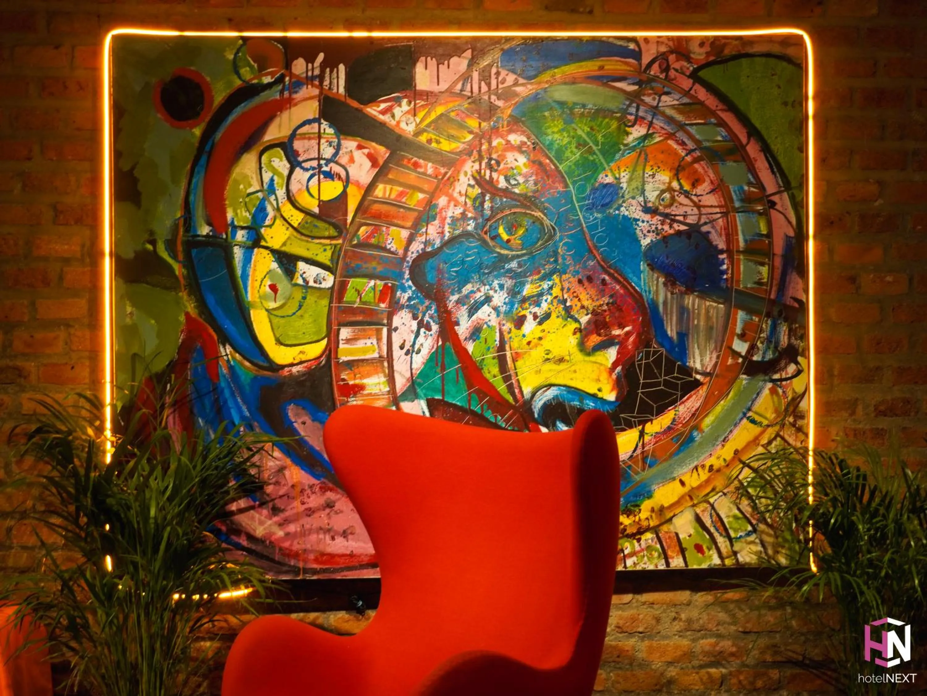 Decorative detail in Hotel NEXT