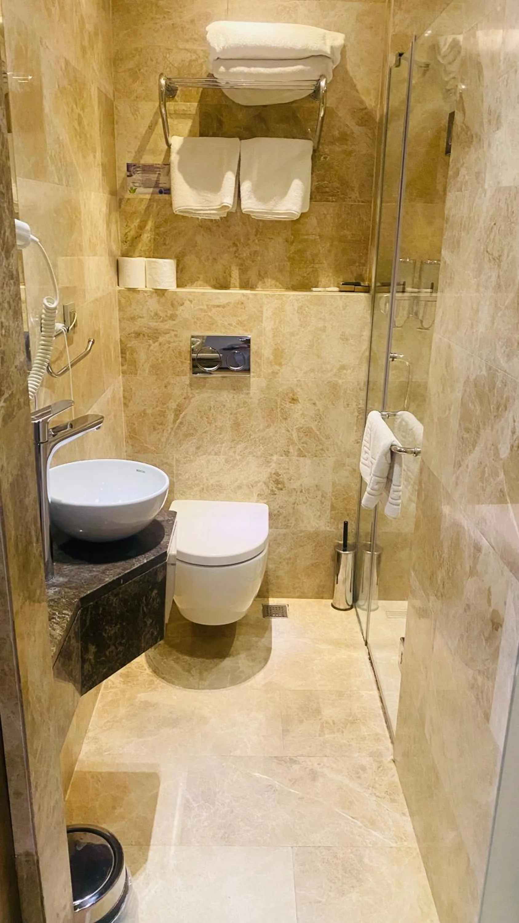 Shower in Faros Hotel Old City - Special Category