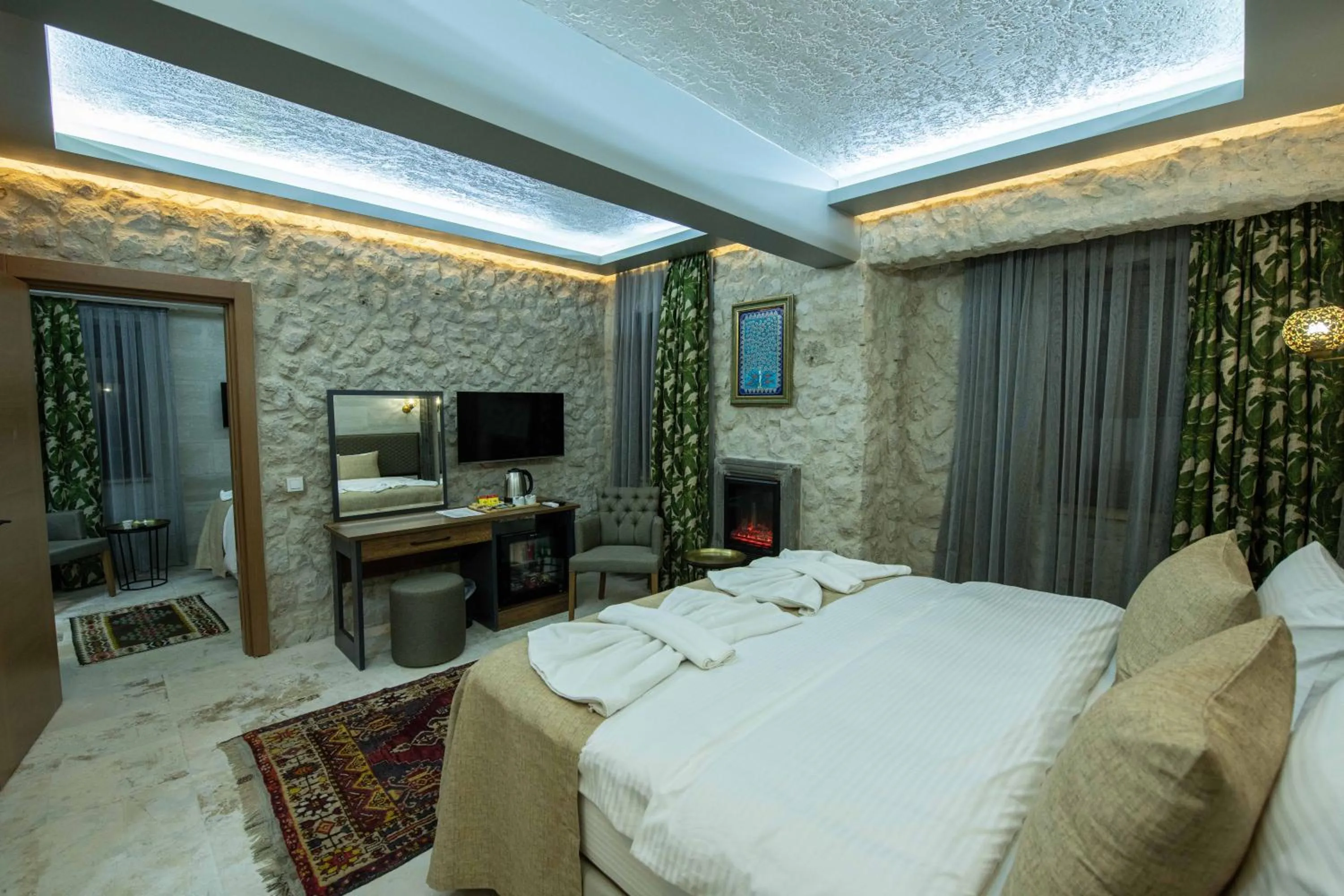 Bed in Ahiyan Hotel