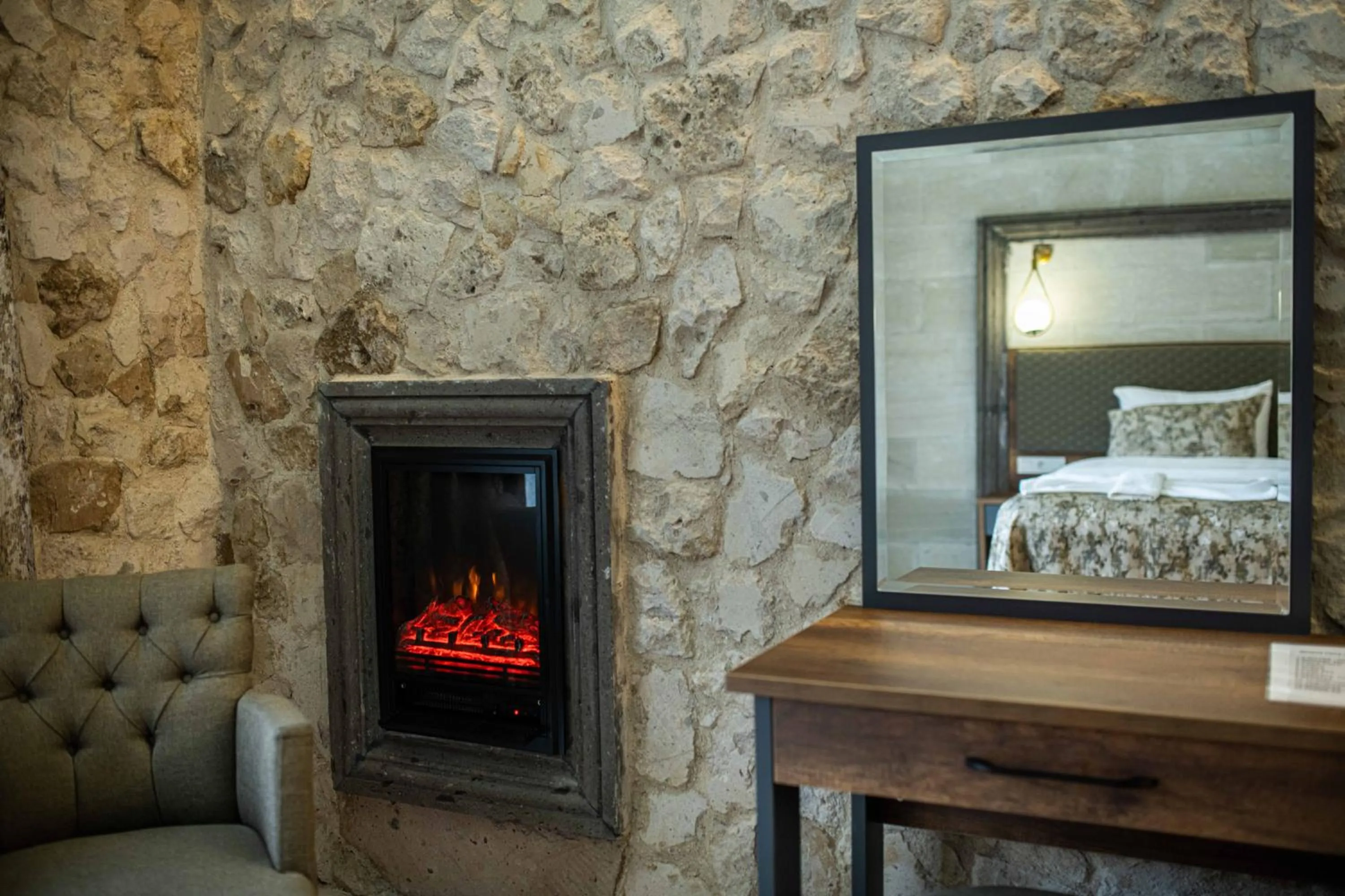 Seating area in Ahiyan Hotel