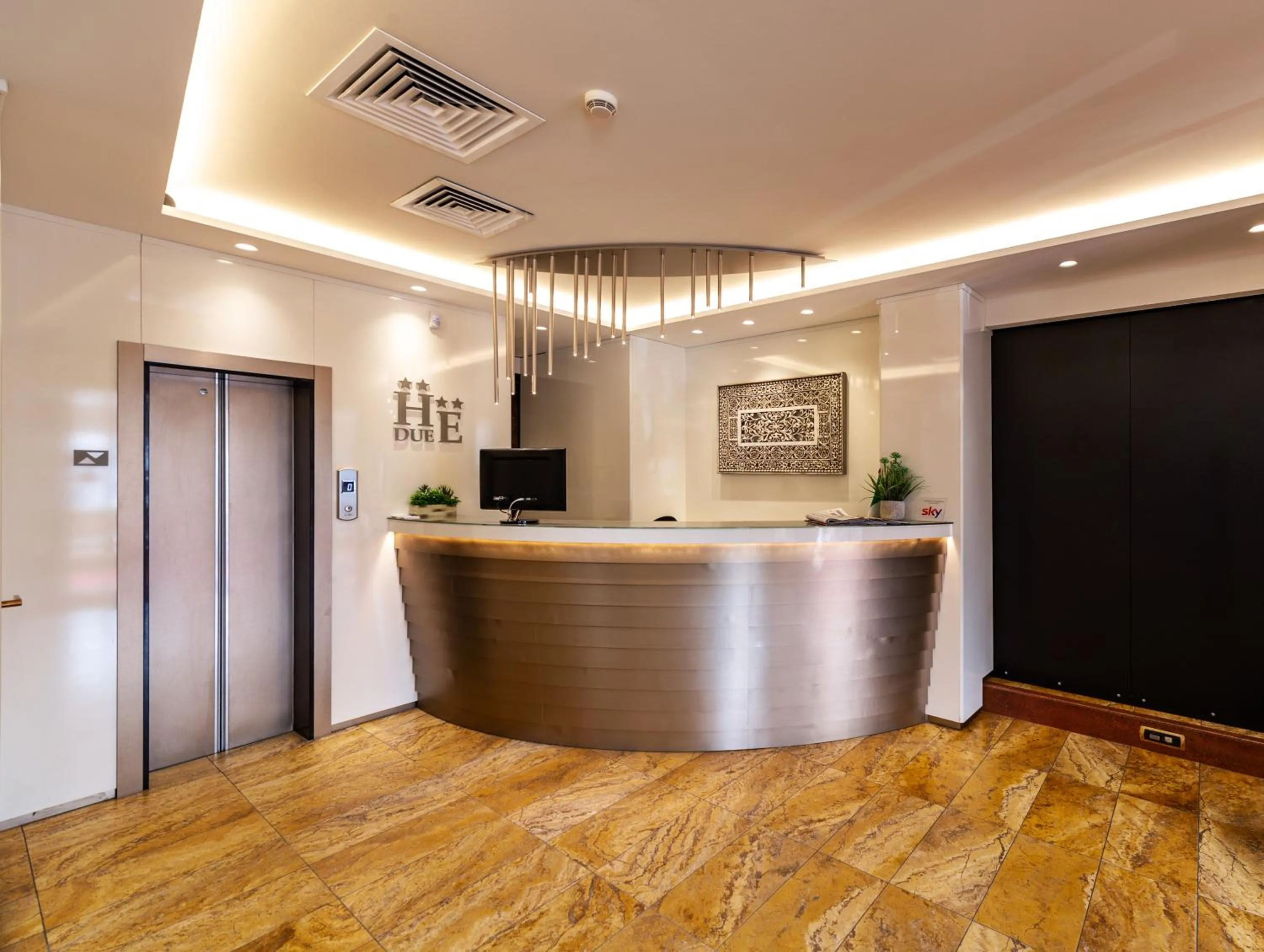 Lobby or reception in Hotel Elisabeth Due