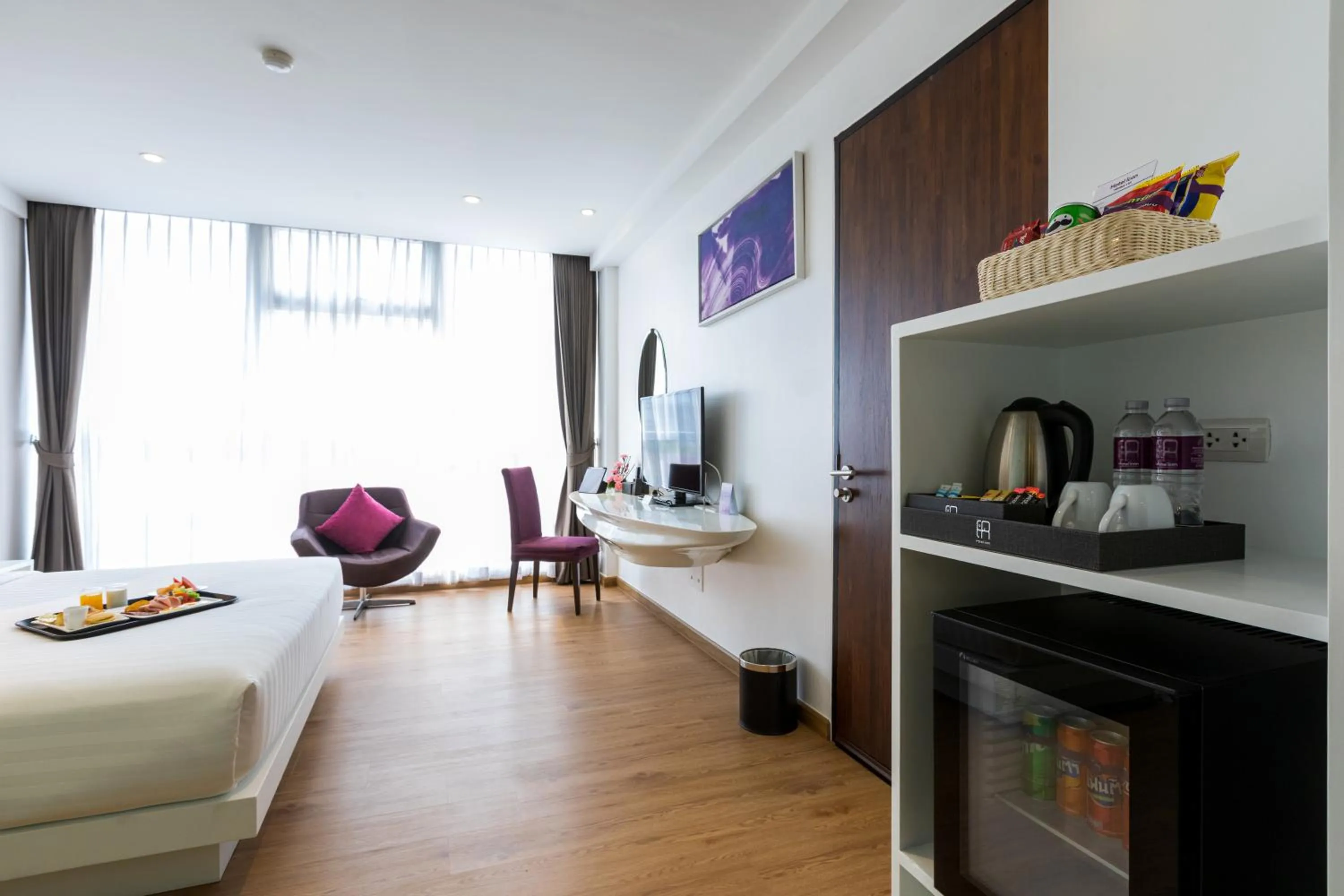 Bedroom, Bed in Hotel Icon Bangkok Sukhumvit 2