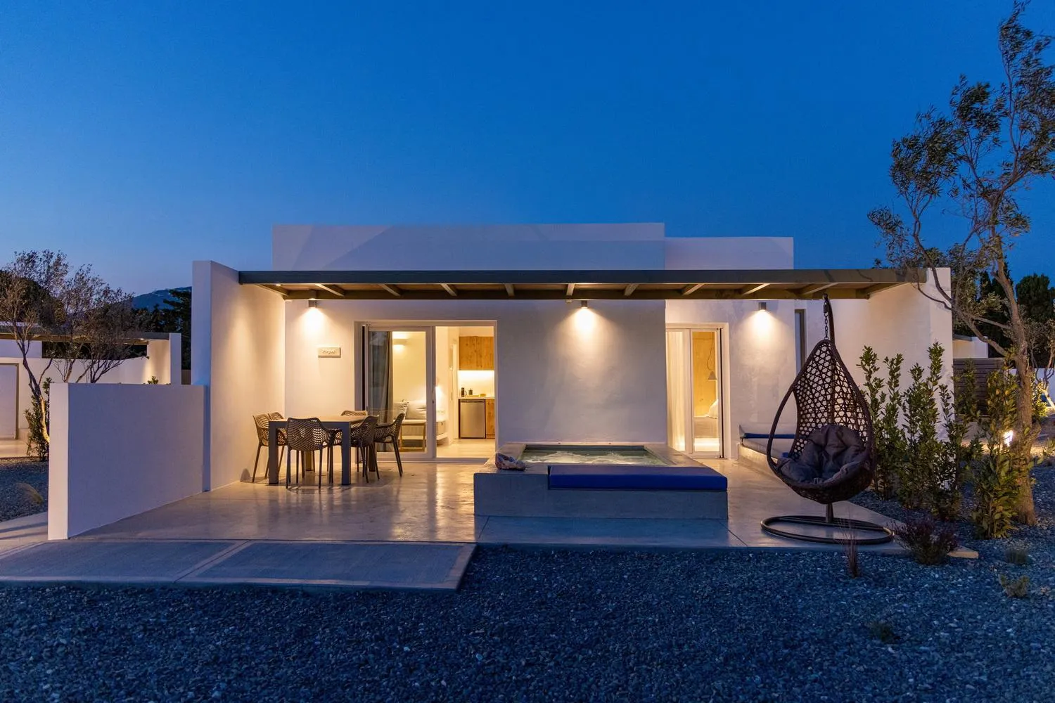 Patio in White Holidays Project