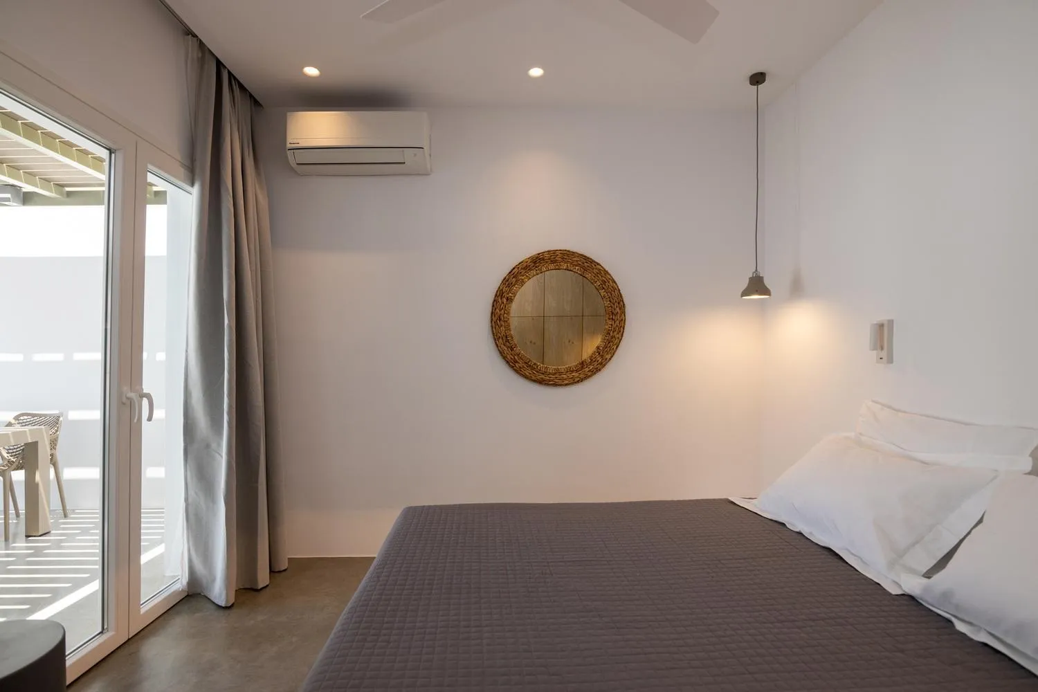 Bedroom, Bed in White Holidays Project