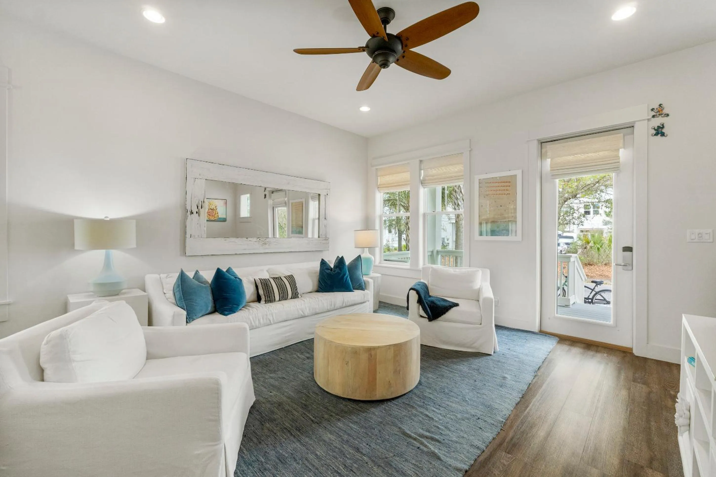 Living room in 30A Beach House - Summerwind at TreeTop by Panhandle Getaways