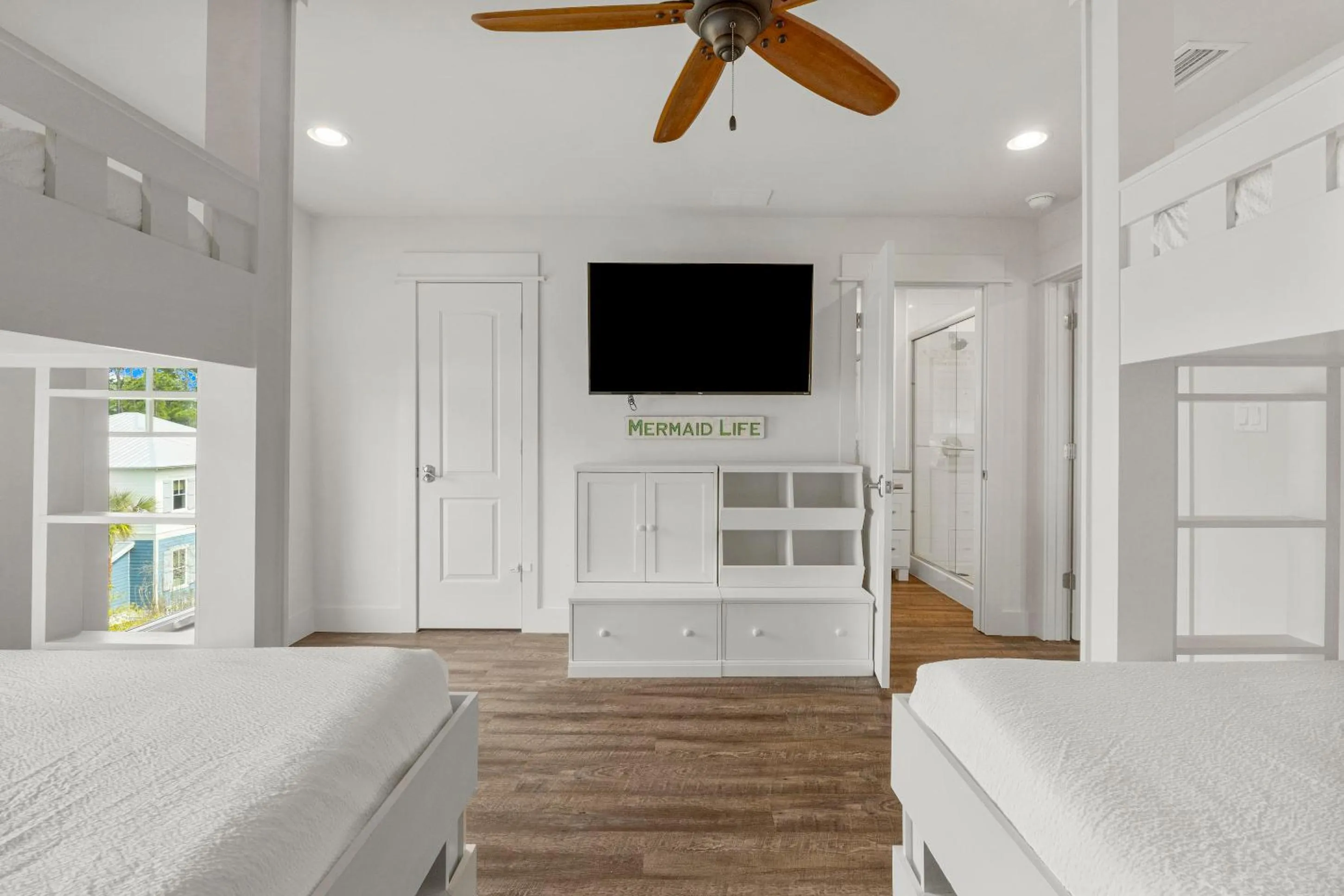 Bed in 30A Beach House - Summerwind at TreeTop by Panhandle Getaways