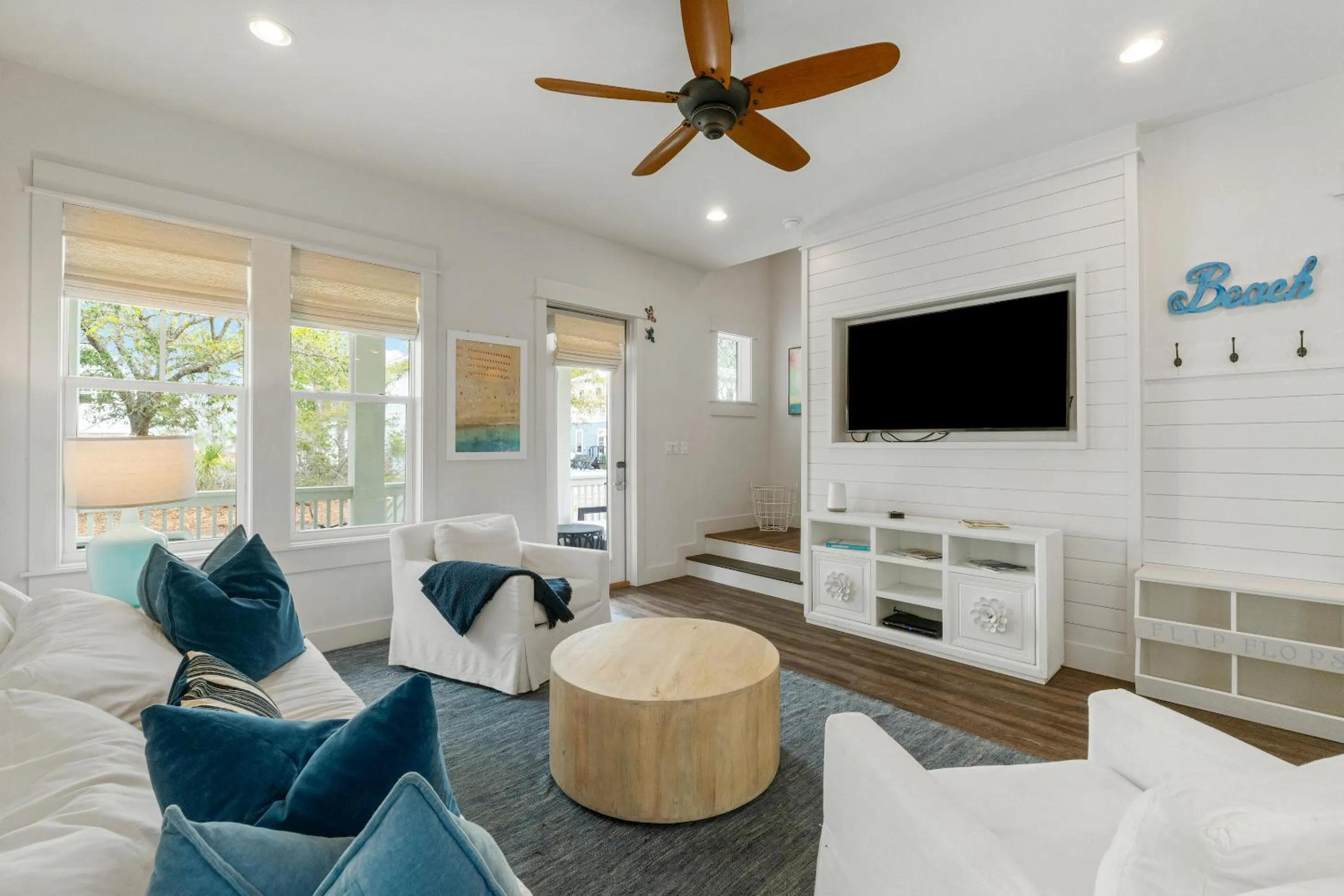 TV and multimedia in 30A Beach House - Summerwind at TreeTop by Panhandle Getaways