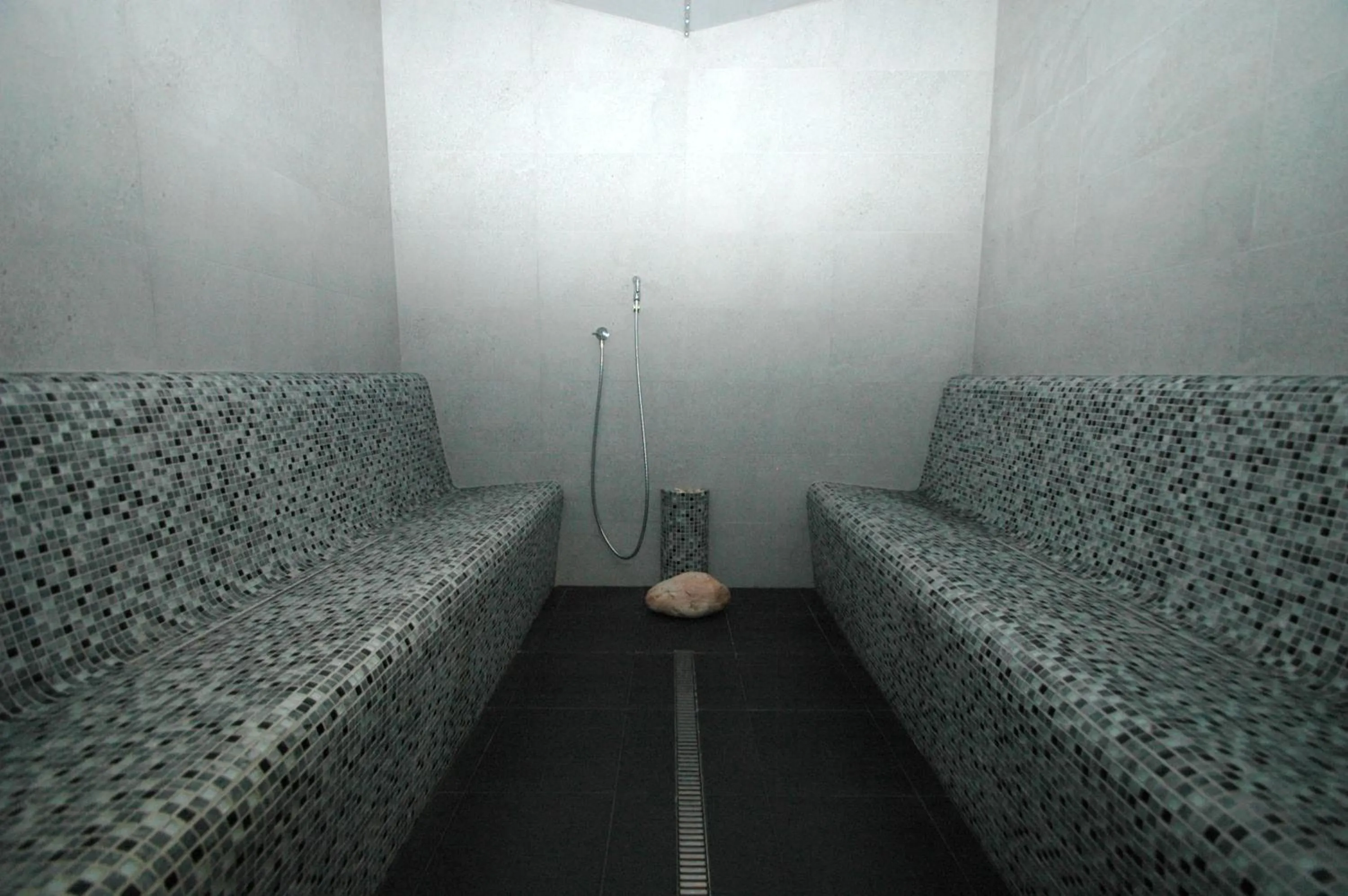 Steam room in eFi Palace Hotel