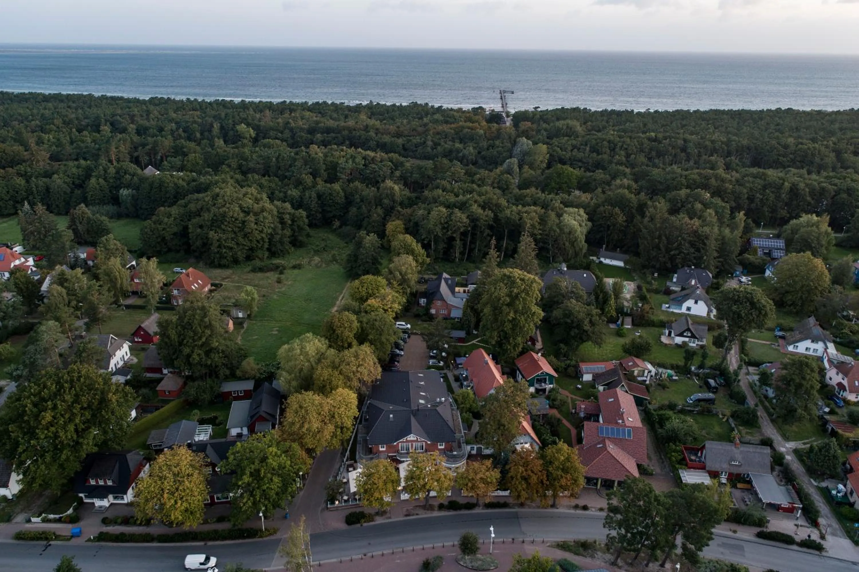 Bird's eye view in Hotel & Café Strandeck