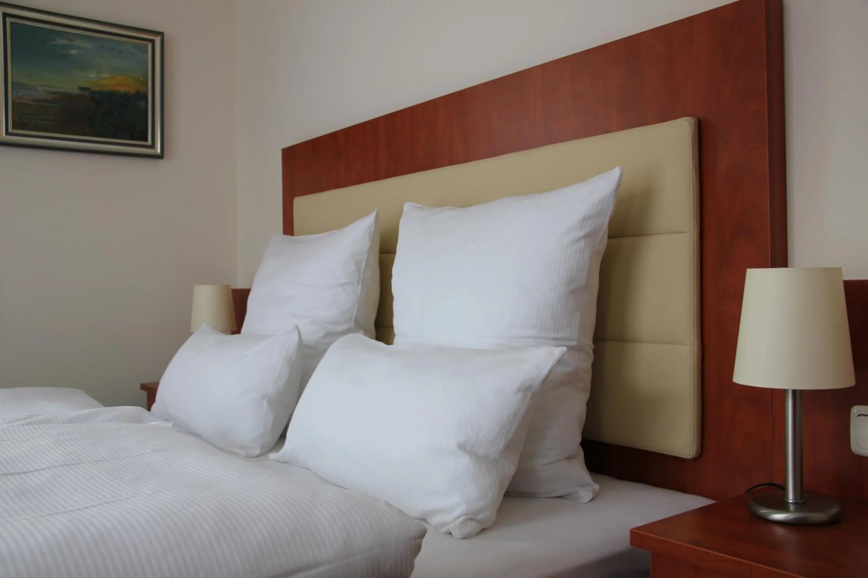 Bed in Hotel & Café Strandeck