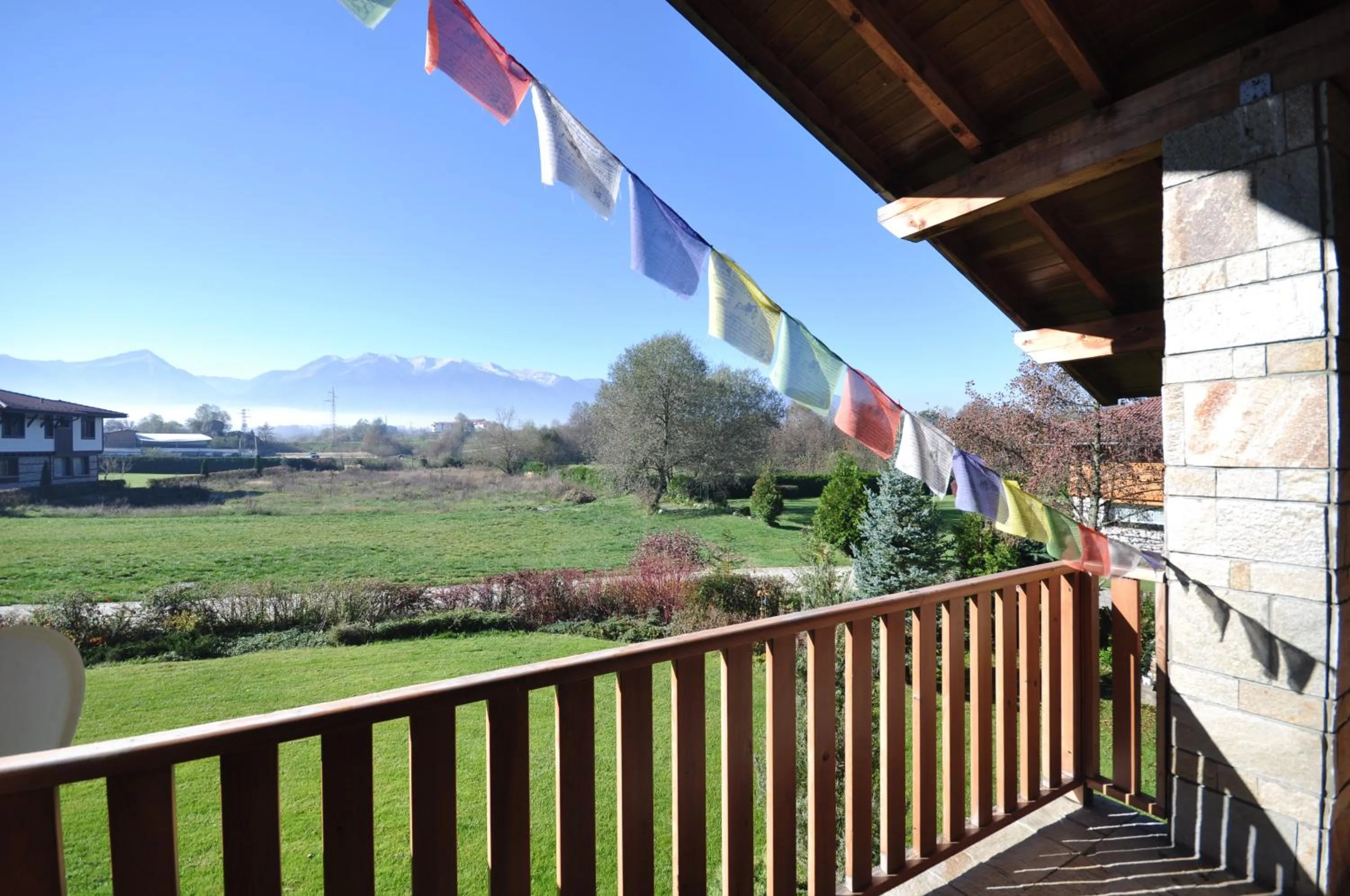 Garden in Villa Chalet Everest
