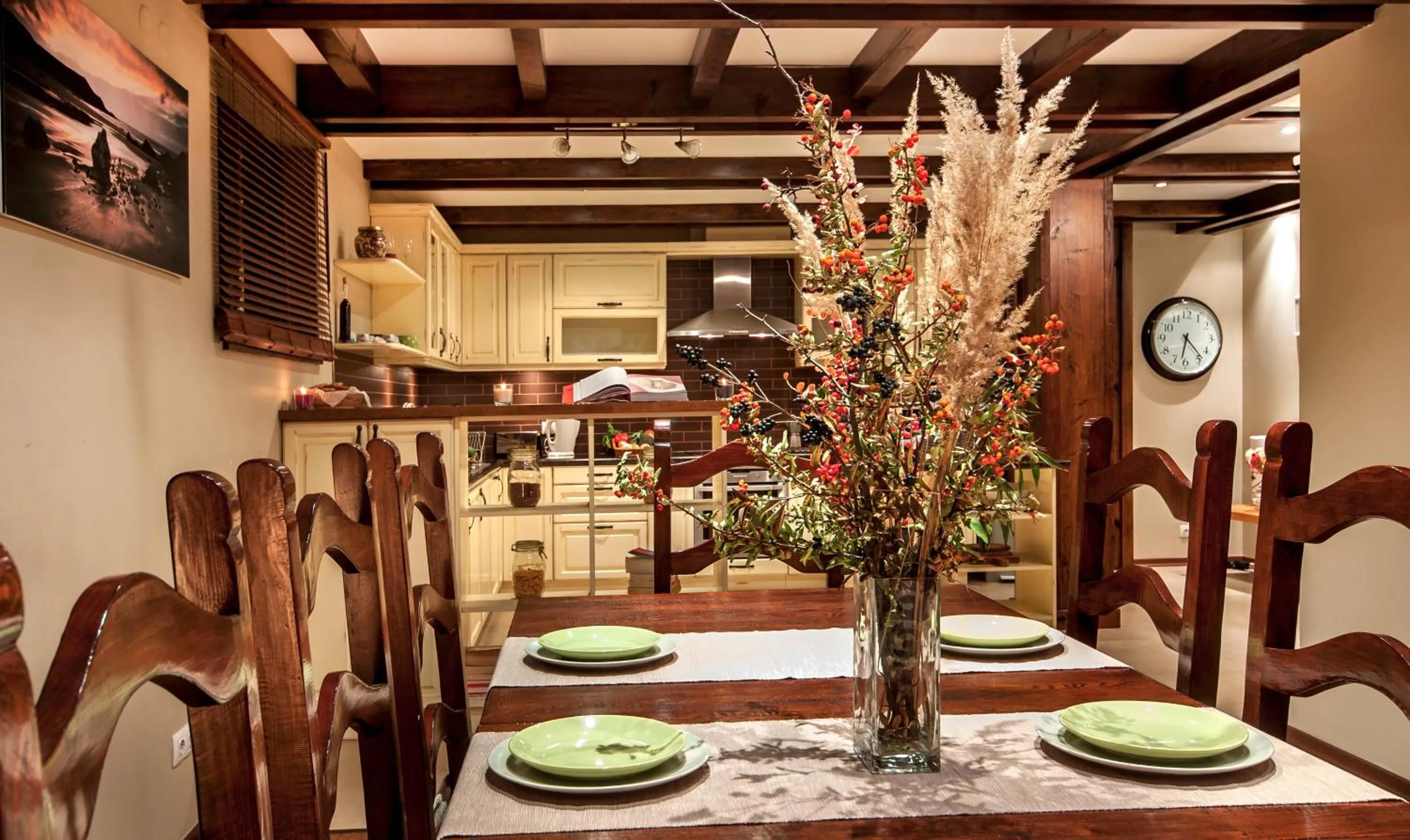 Dining area in Villa Chalet Everest