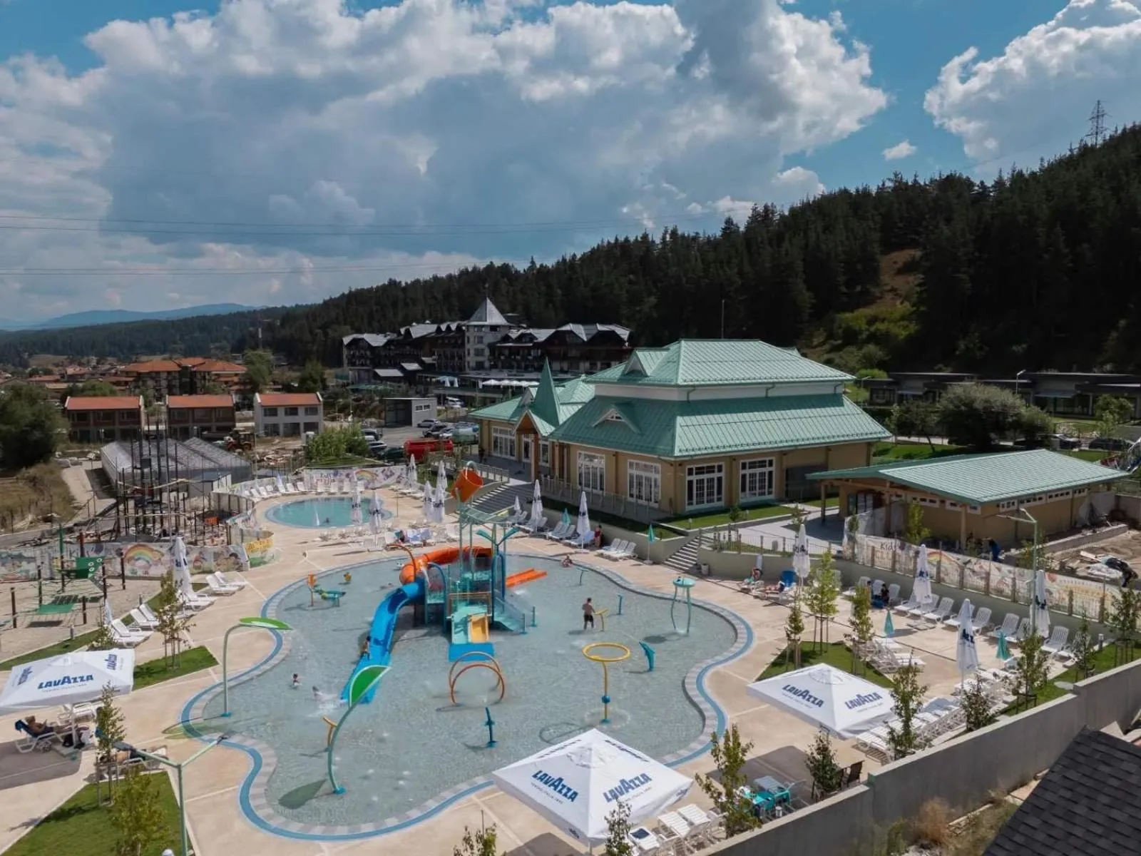 Aqua park in Villa Chalet Everest