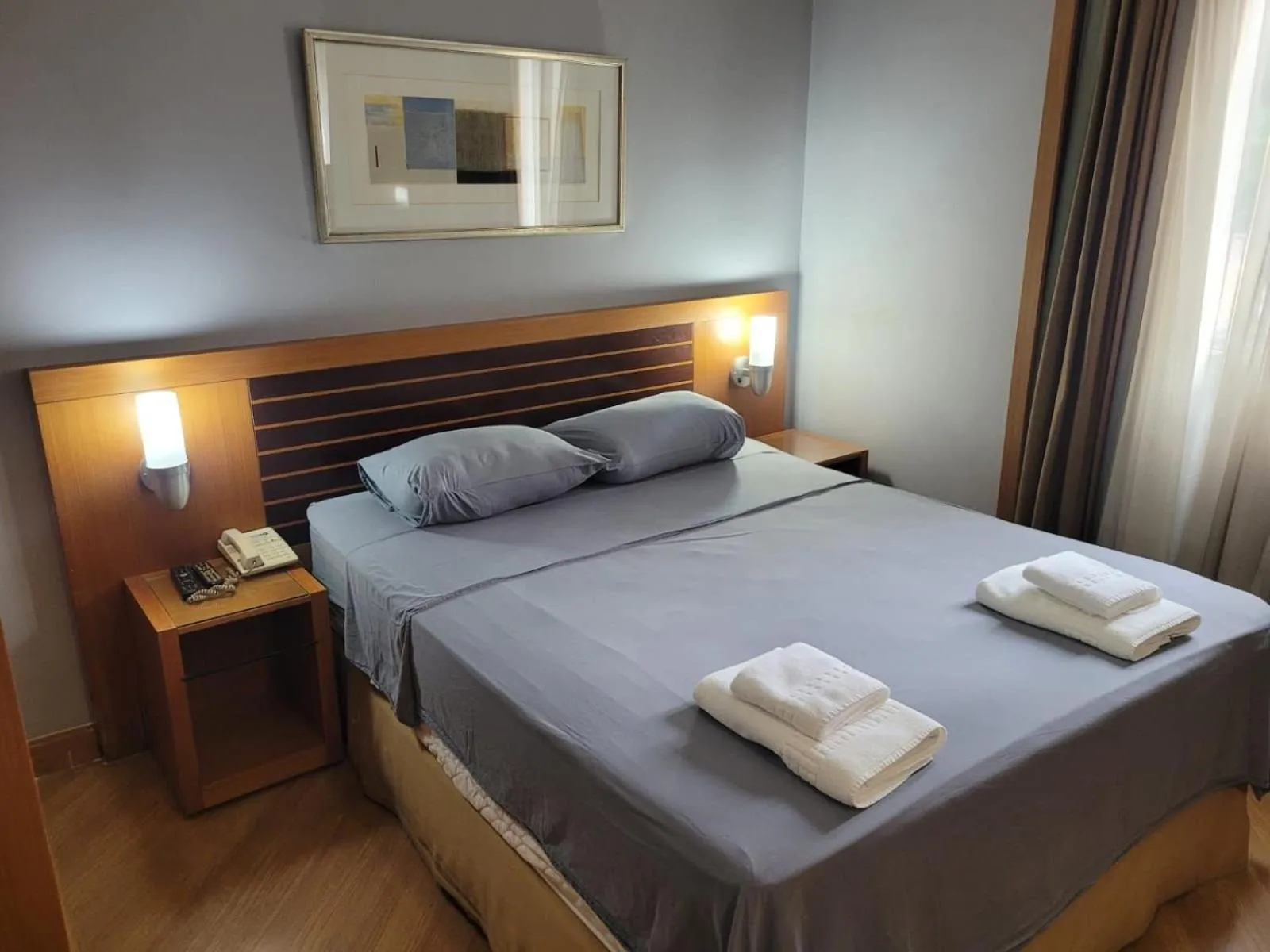 Bed in Elegant Flat Paulista Alameda Campinas Garagem , Pool, Ar Cod,