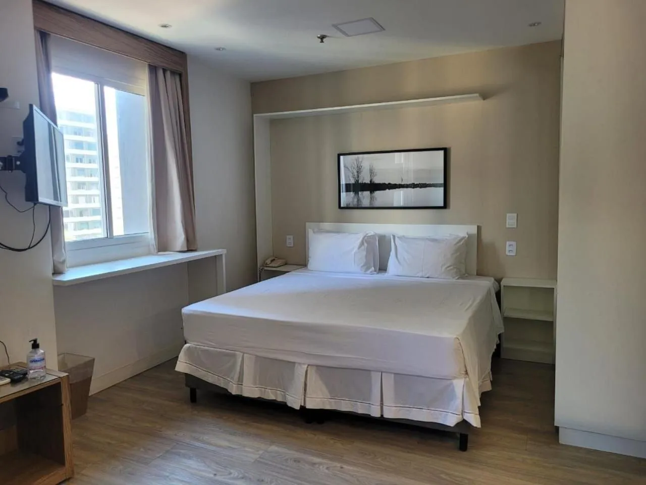 Bed in Elegant Flat Paulista Alameda Campinas Garagem , Pool, Ar Cod,