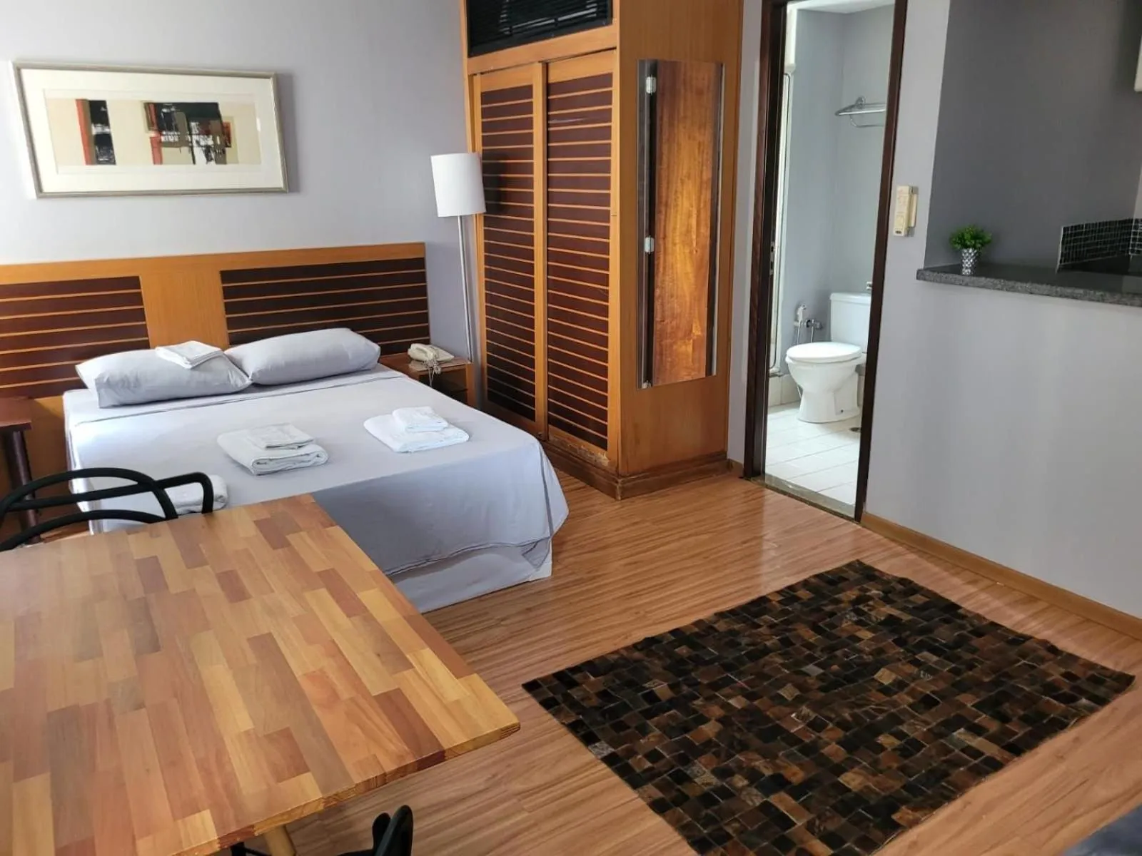 Bed in Elegant Flat Paulista Alameda Campinas Garagem , Pool, Ar Cod,