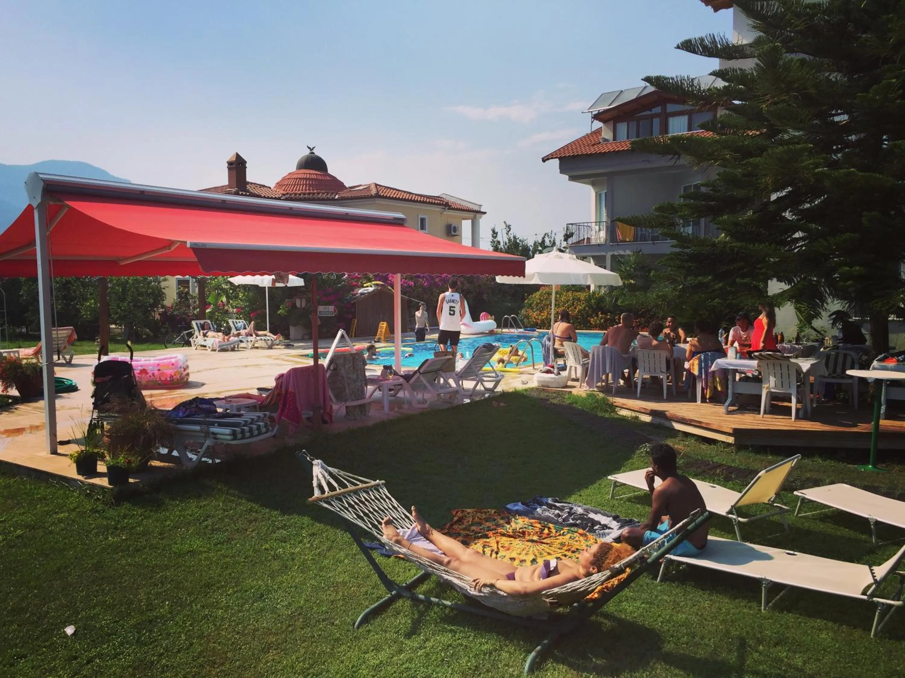 Garden in Yaprak Hotel