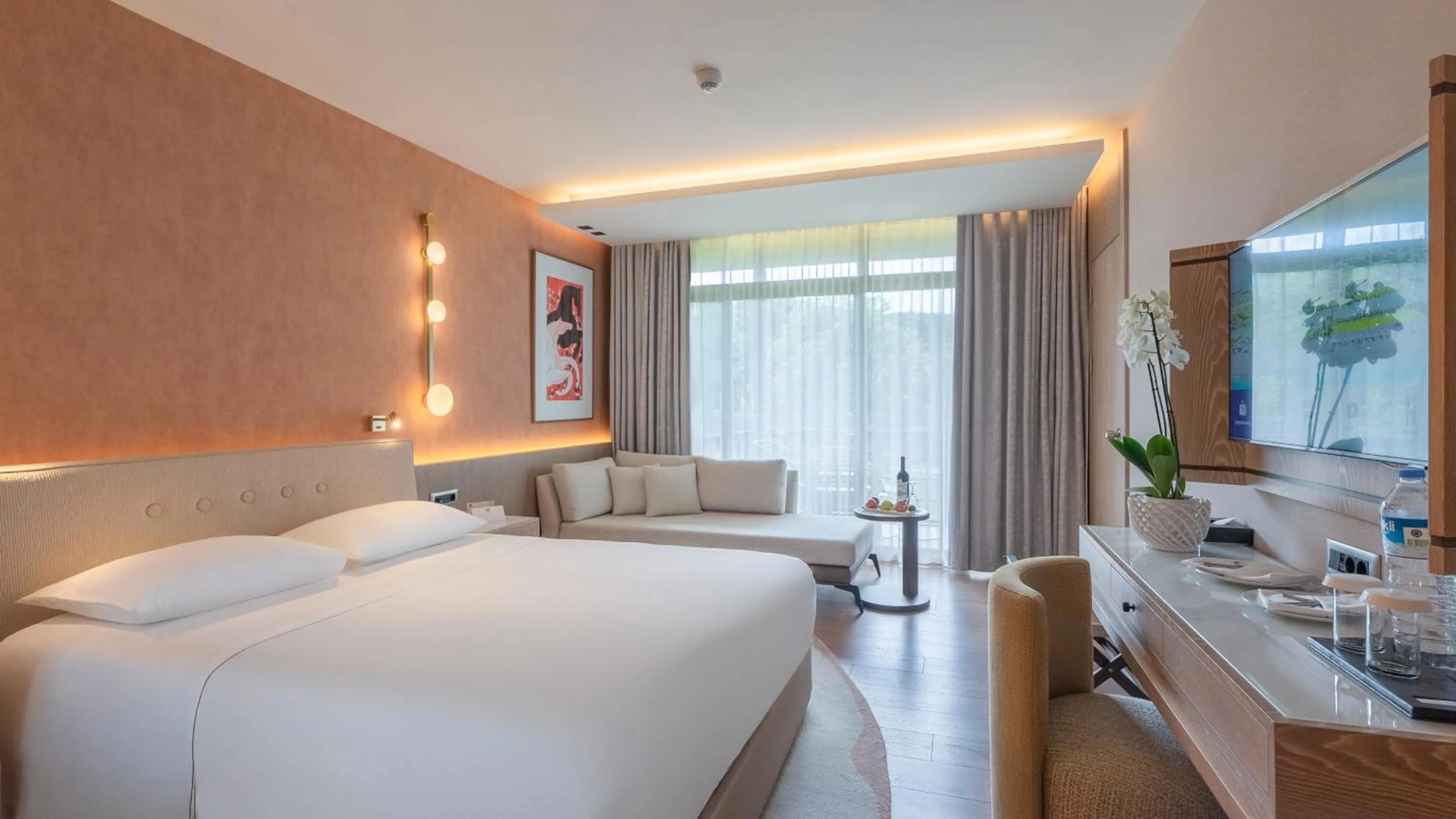 Bed in Gloria Golf Resort