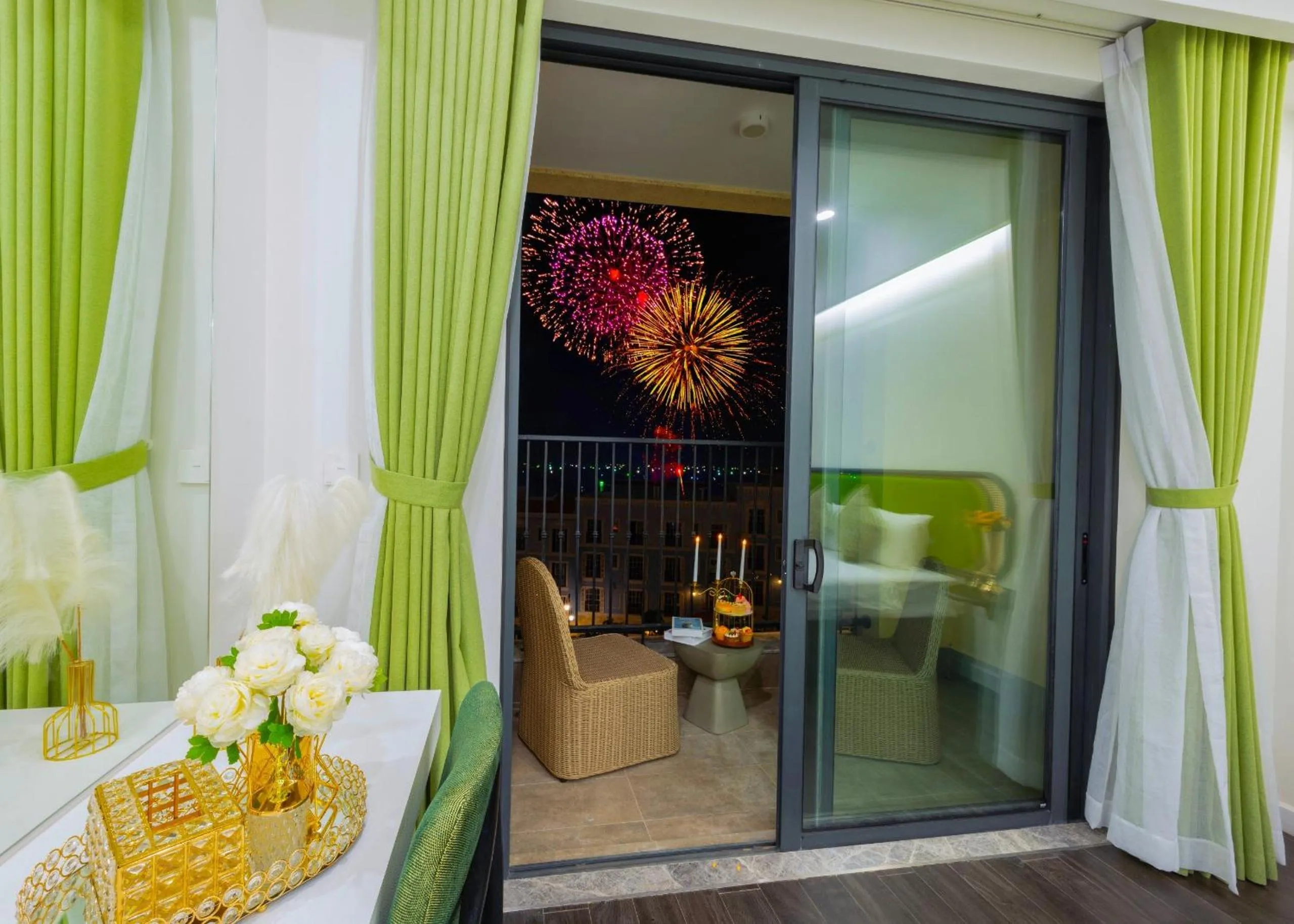 Seating area in Sunset Sorrento Phu Quoc