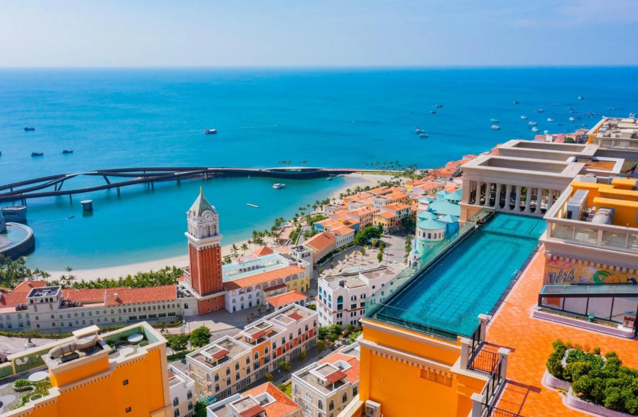 Area and facilities in Sunset Sorrento Phu Quoc