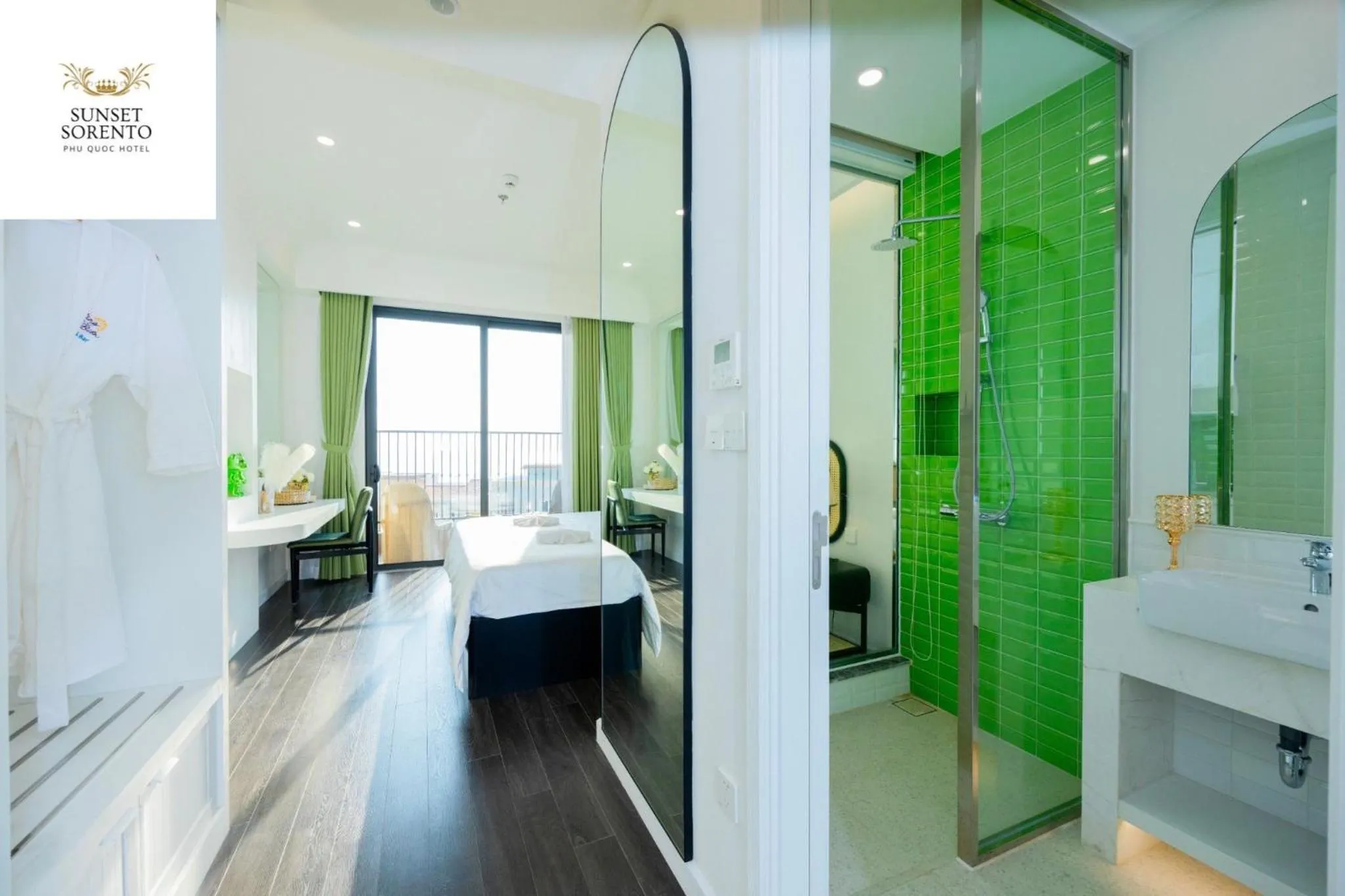 Bedroom, Bed in Sunset Sorrento Phu Quoc