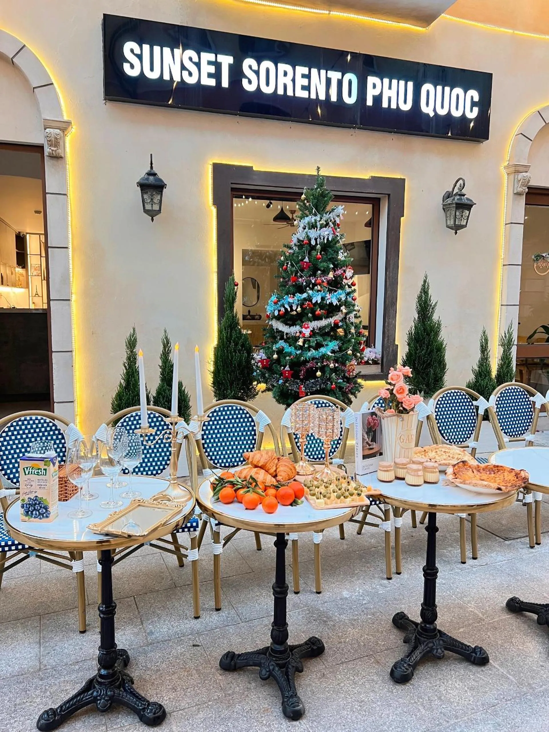 Seating area in Sunset Sorrento Phu Quoc