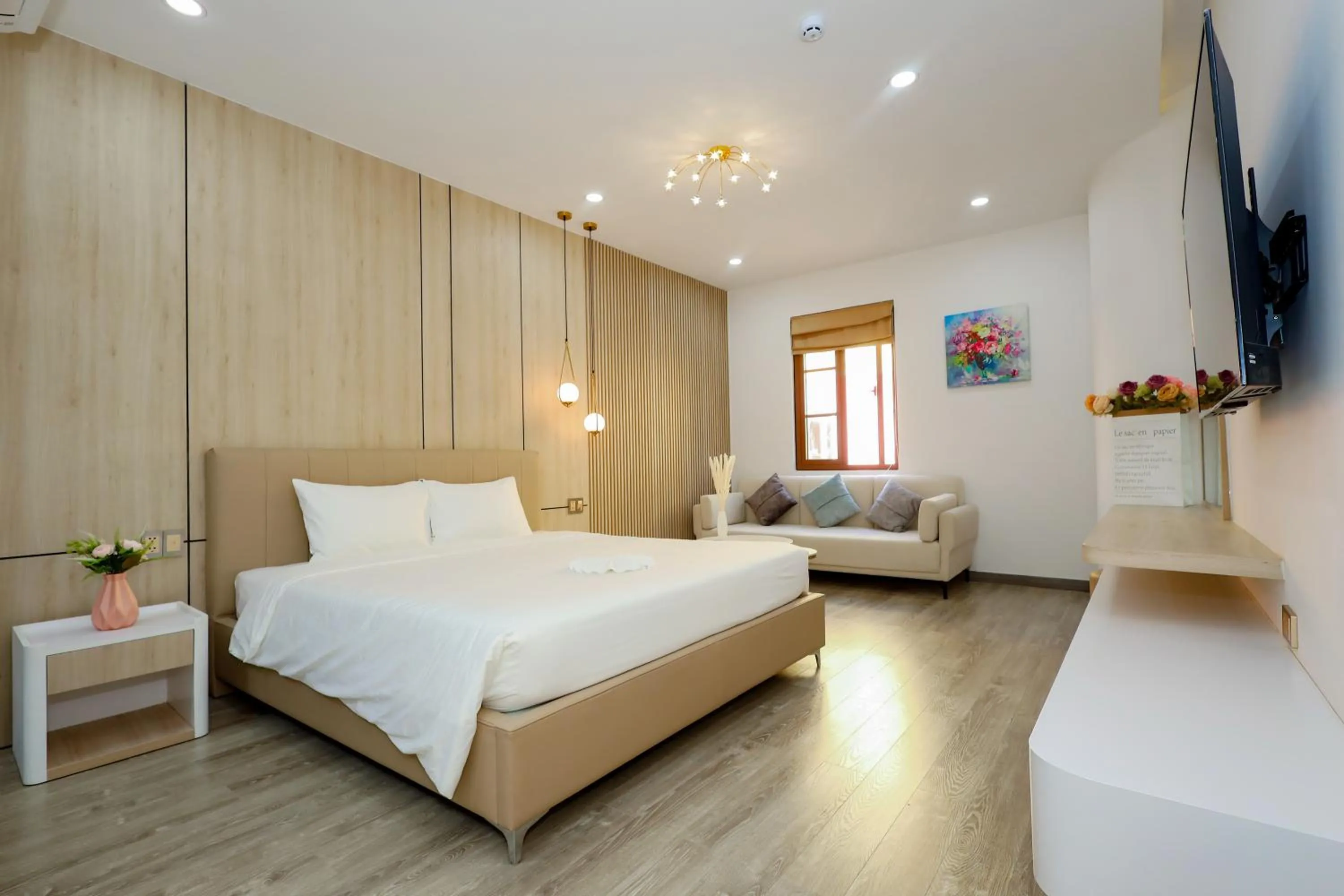 Photo of the whole room, Bed in Sunset Sorrento Phu Quoc