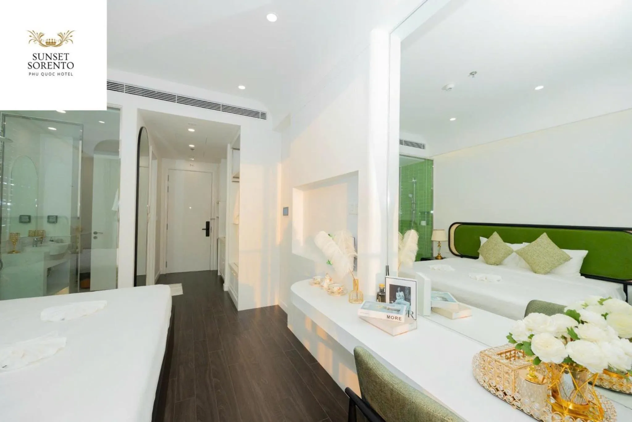 Photo of the whole room, Bed in Sunset Sorrento Phu Quoc