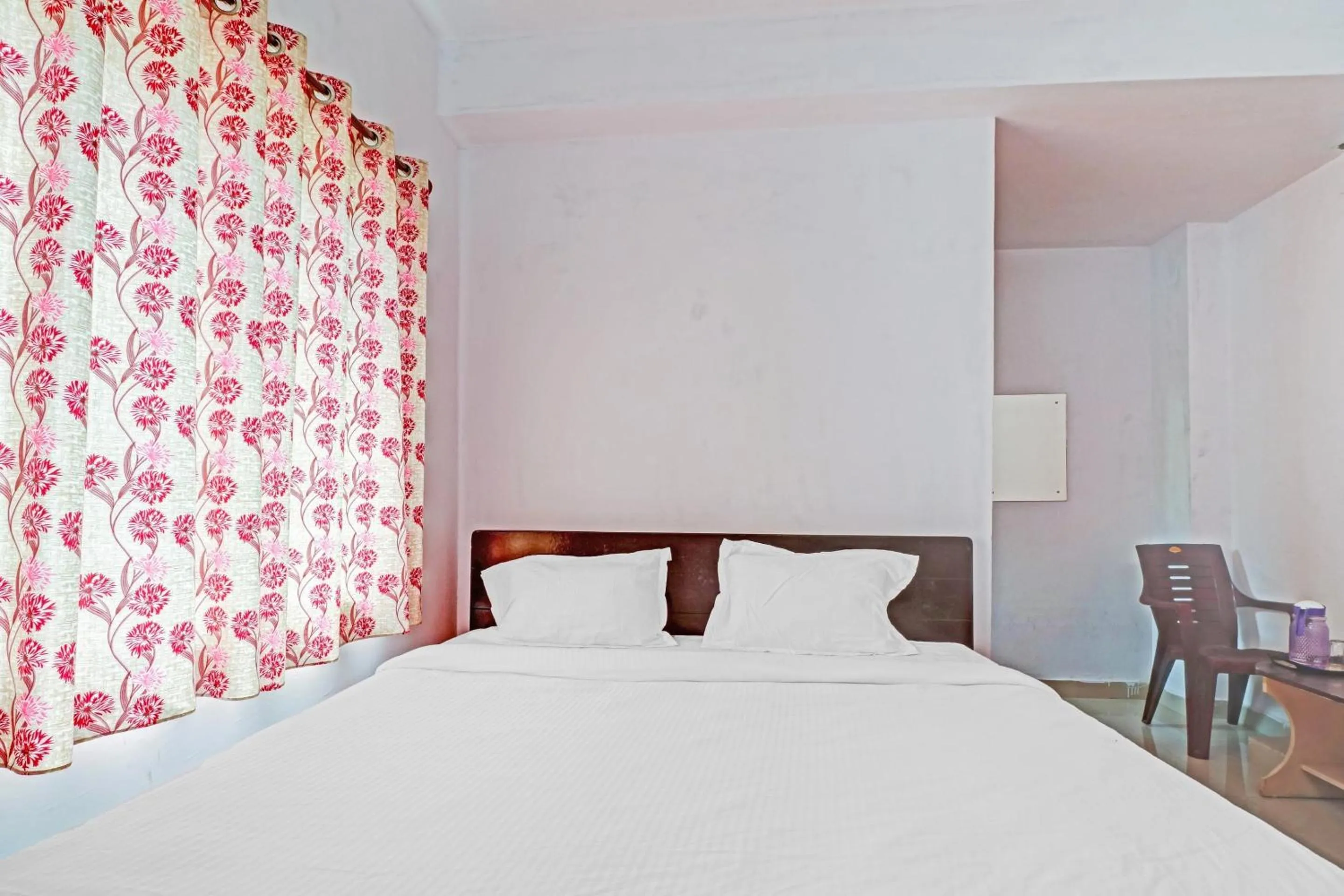 Bedroom, Bed in Hotel O Green Residency K Narayanapura Cross Bus Stop