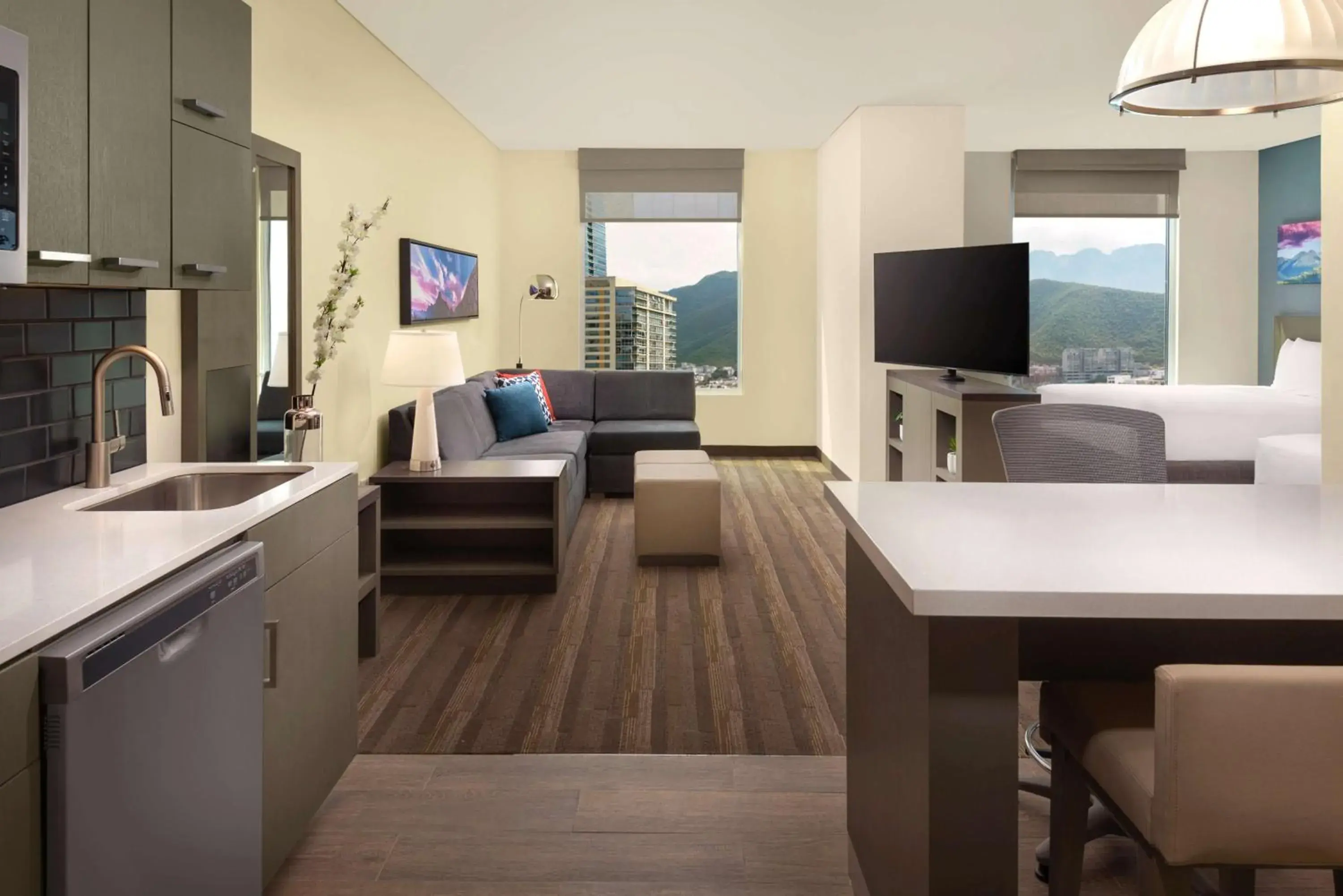 Bedroom in Hyatt House Monterrey Valle San Pedro Bedroom in Hyatt House Monterrey Valle San Pedro