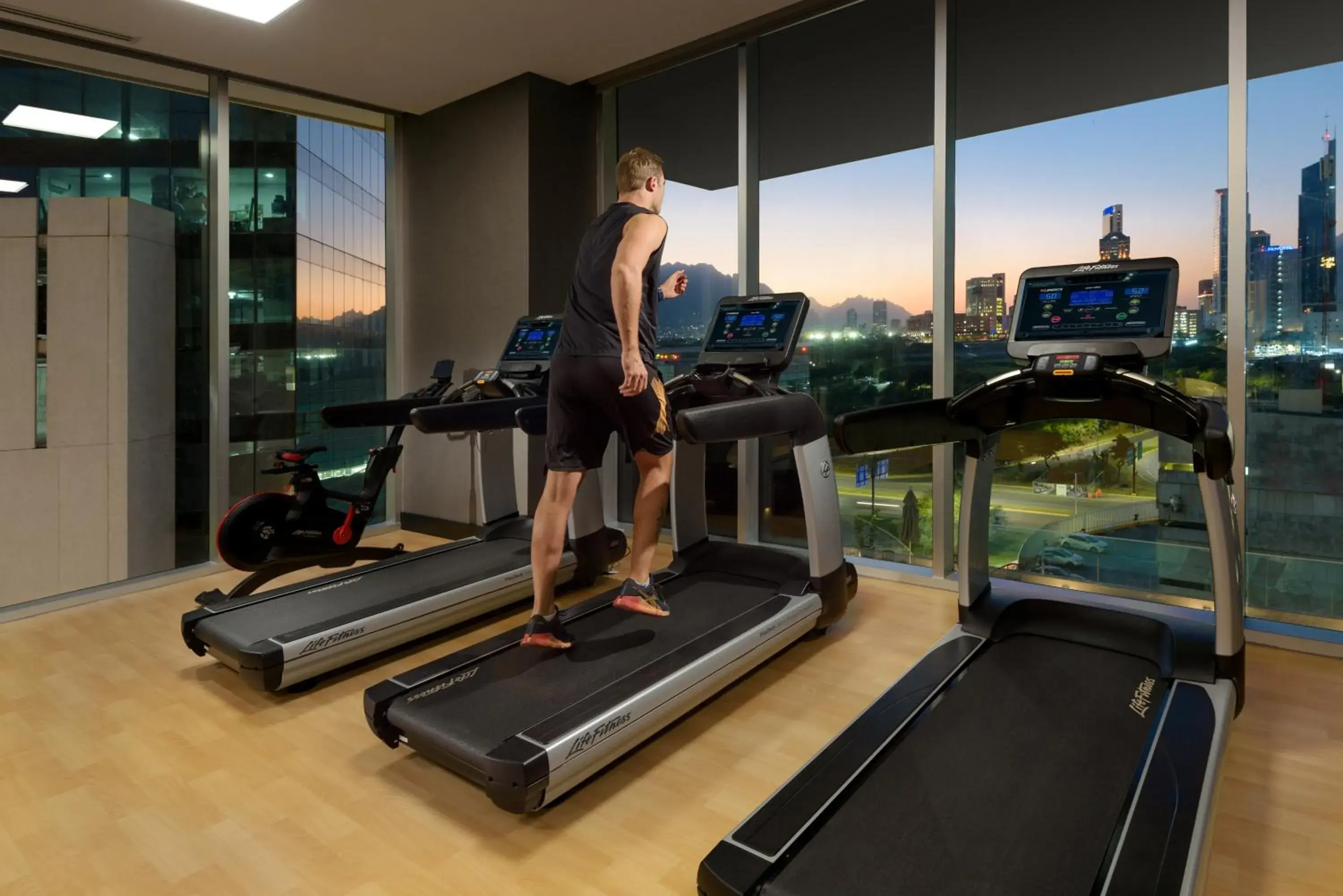 Fitness centre/facilities in Hyatt House Monterrey Valle San Pedro Fitness centre/facilities in Hyatt House Monterrey Valle San Pedro