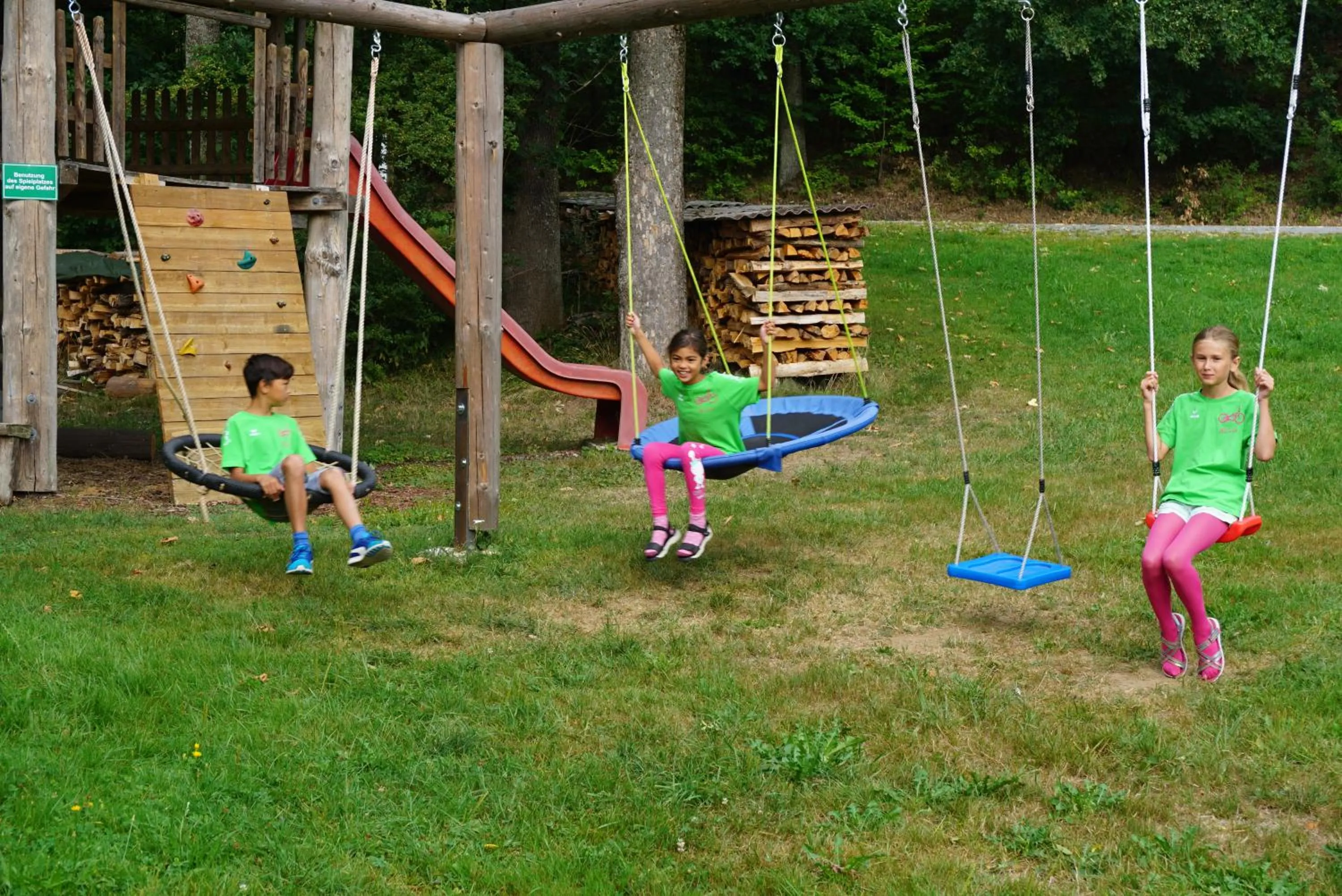 Children play ground in Gasthof Pension Fischerstüberl