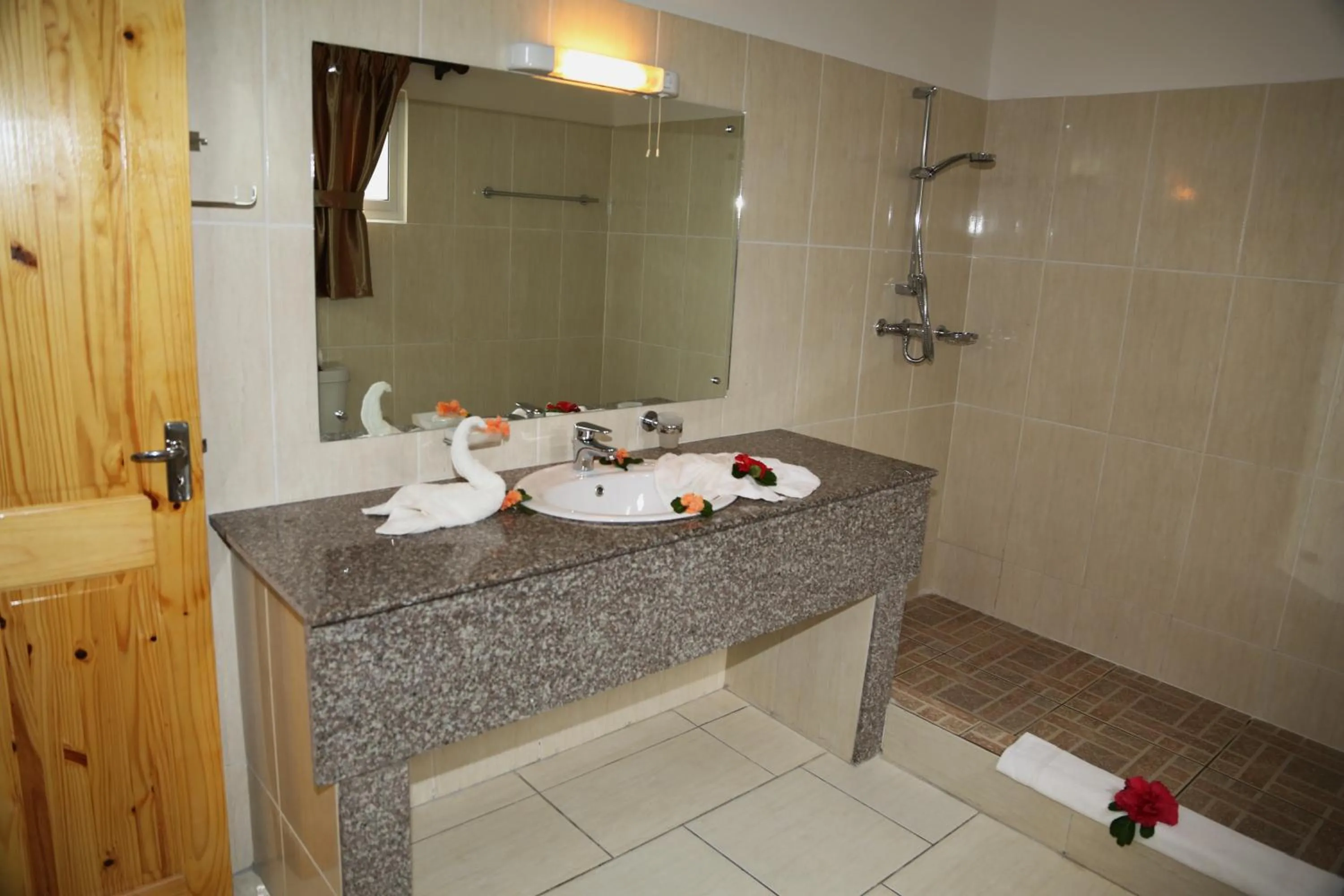 Shower in Villa Veuve Casadani Hotel