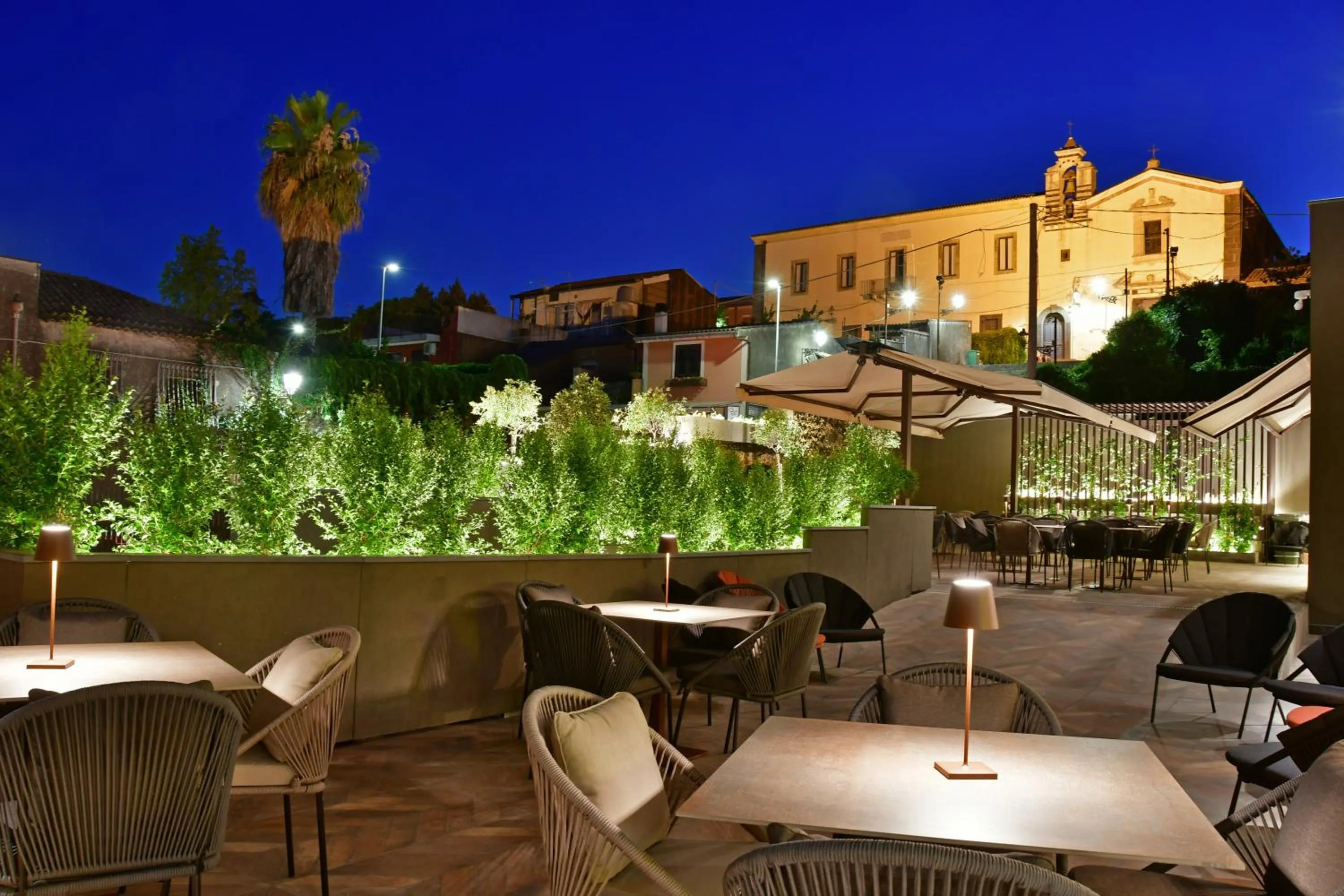 Patio in San Anton Hotel