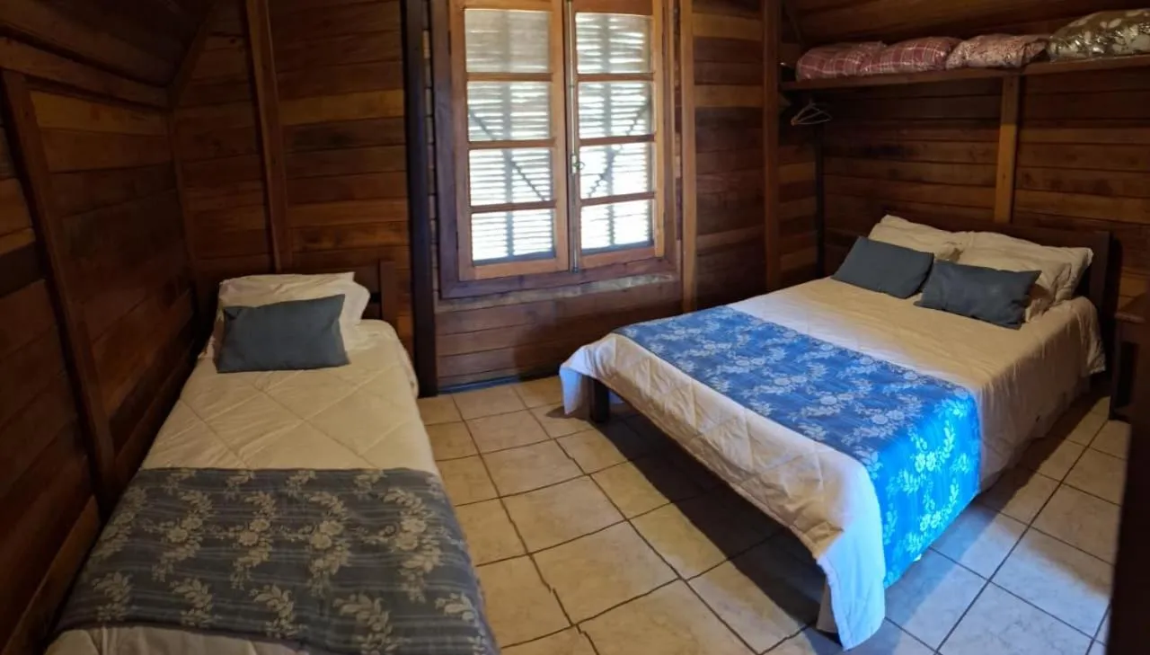 Bed in Hotel Fazenda Menino da Porteira