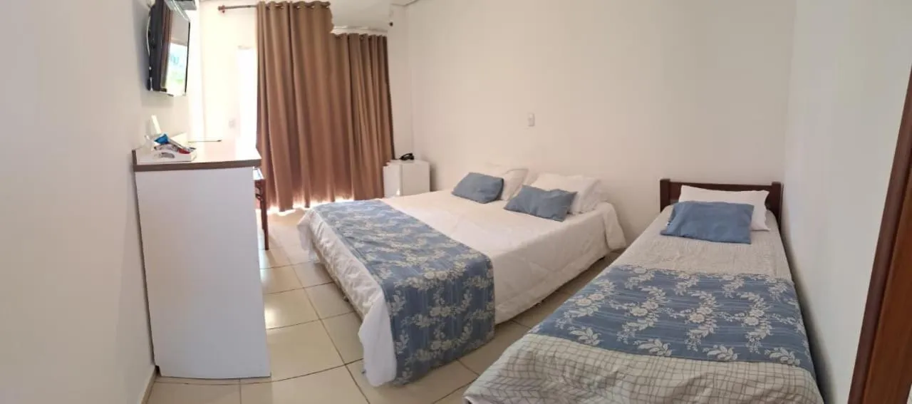 Bed in Hotel Fazenda Menino da Porteira