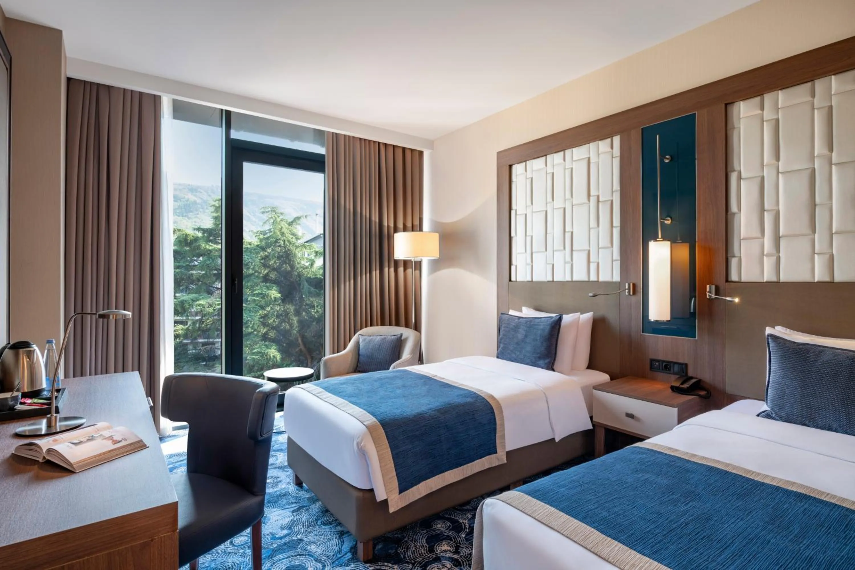 Bed in Tbilisi Philharmonic Hotel by Mercure