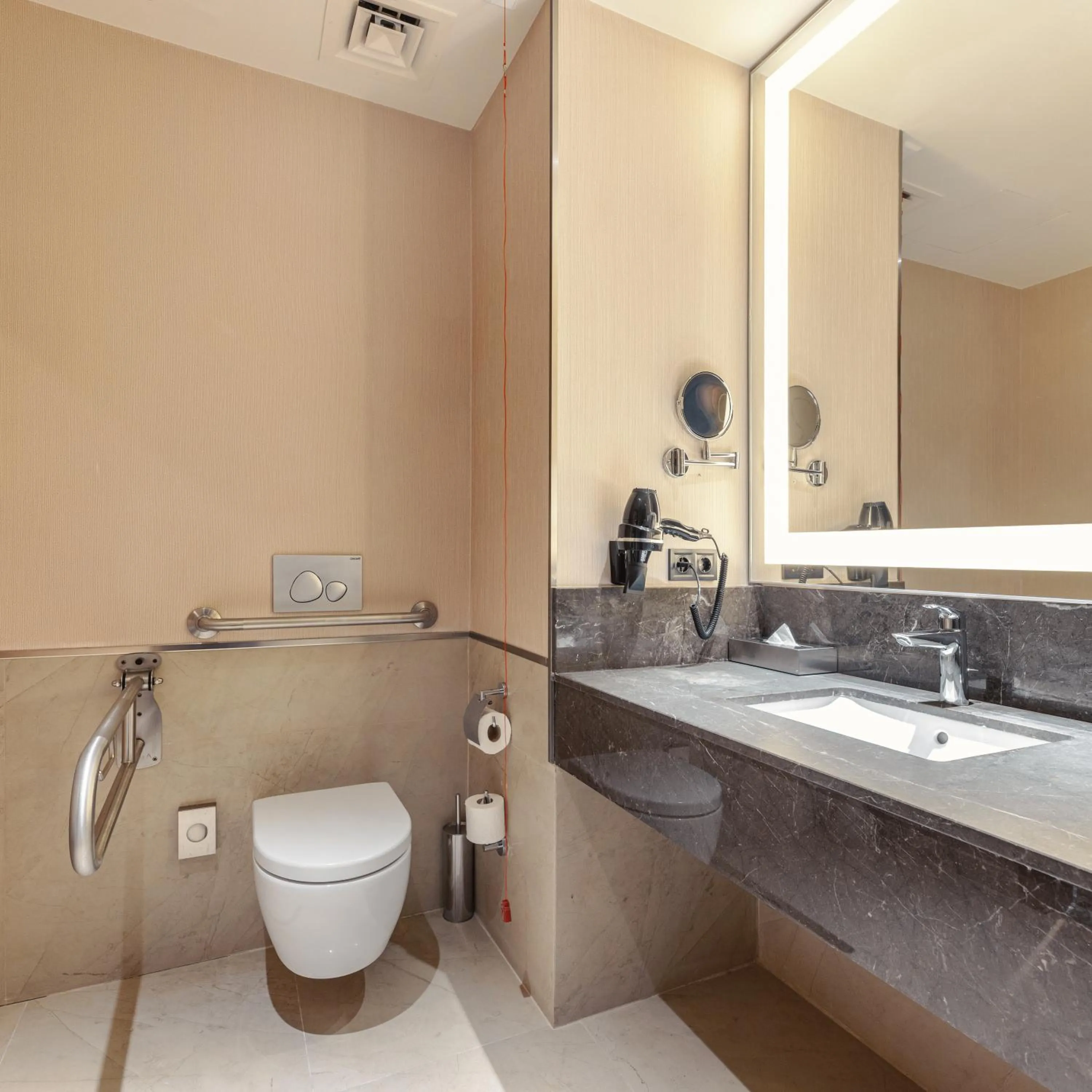 Shower in Tbilisi Philharmonic Hotel by Mercure