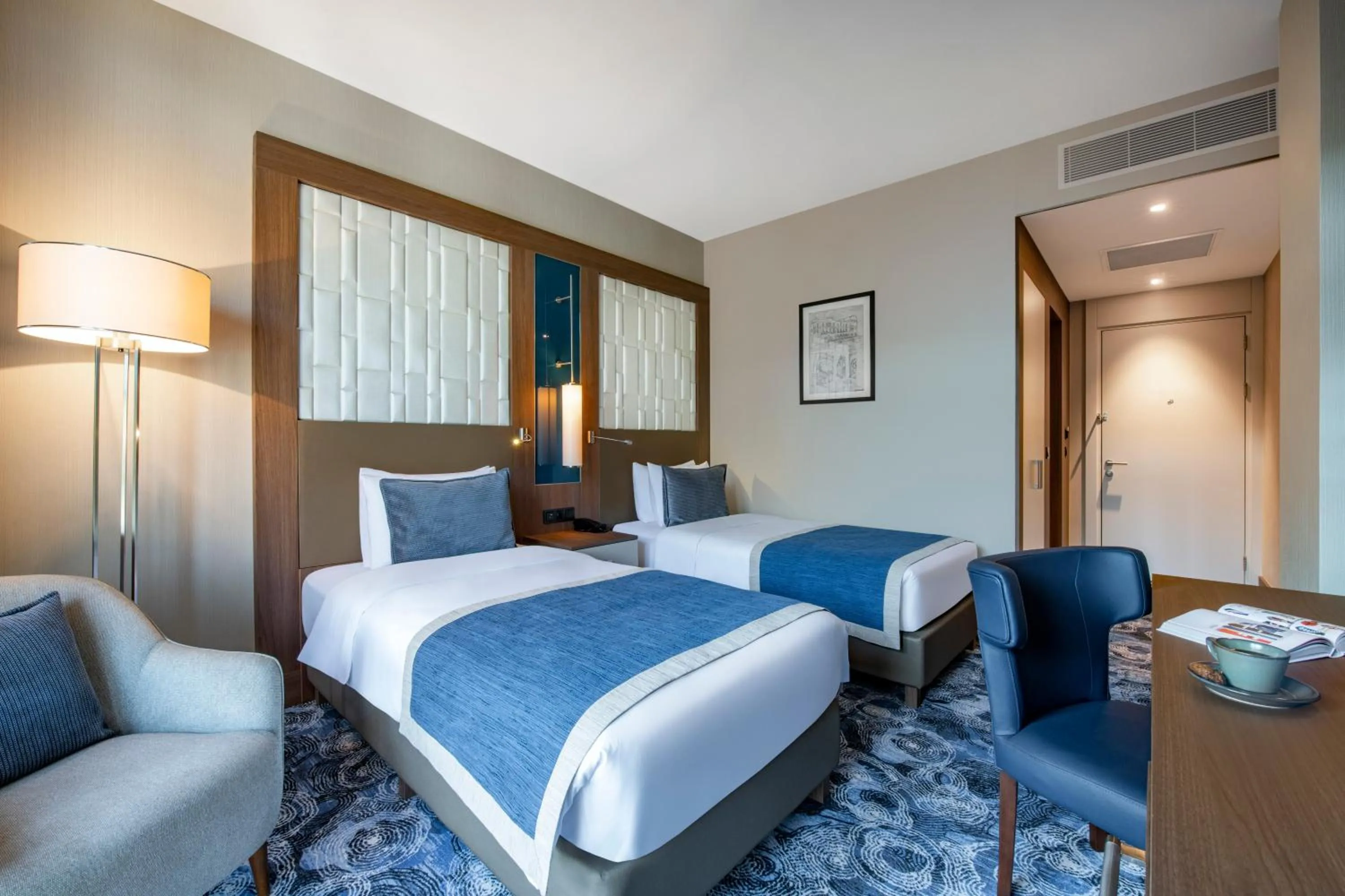 Bed in Tbilisi Philharmonic Hotel by Mercure