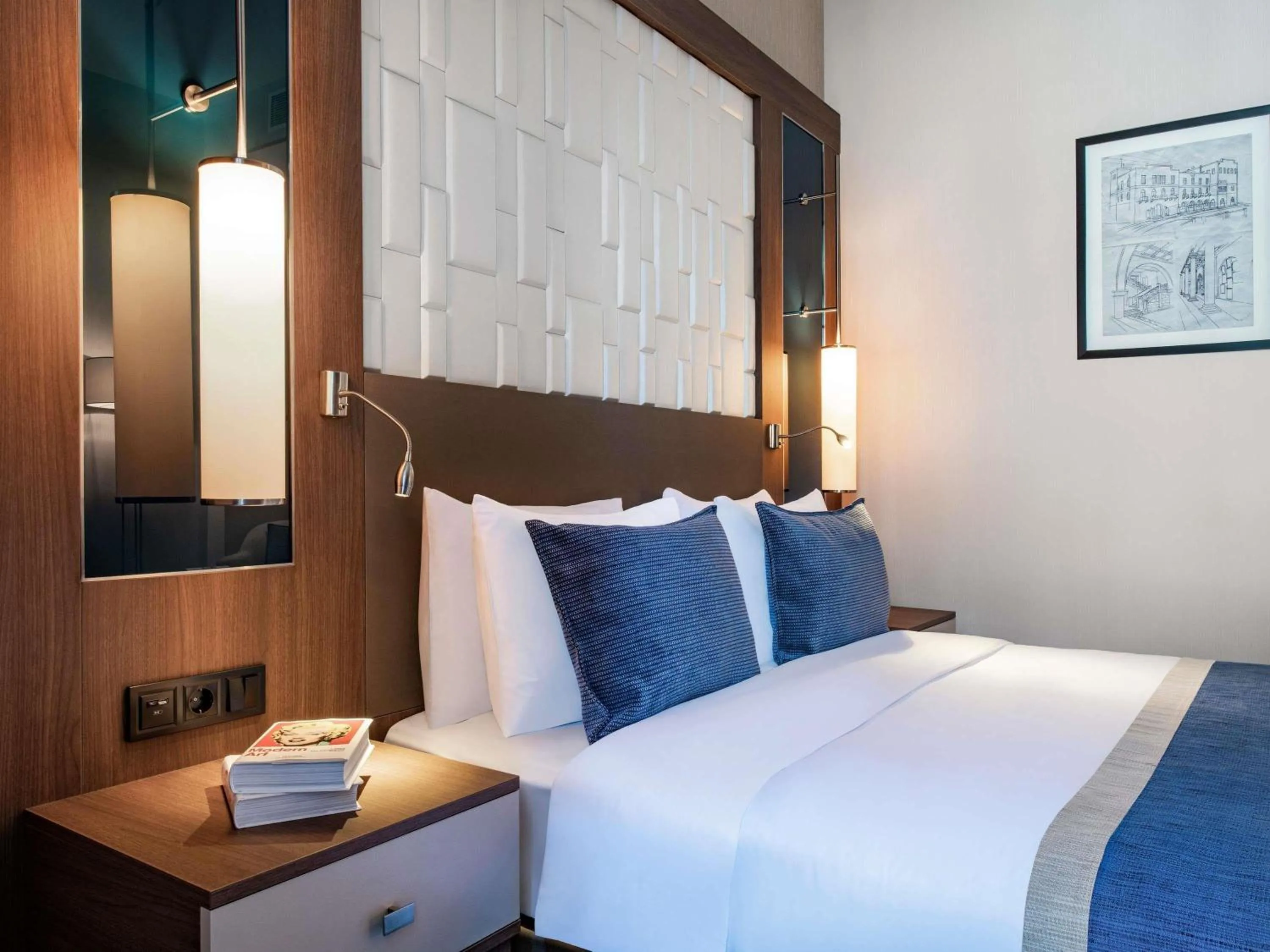 Bedroom, Bed in Tbilisi Philharmonic Hotel by Mercure