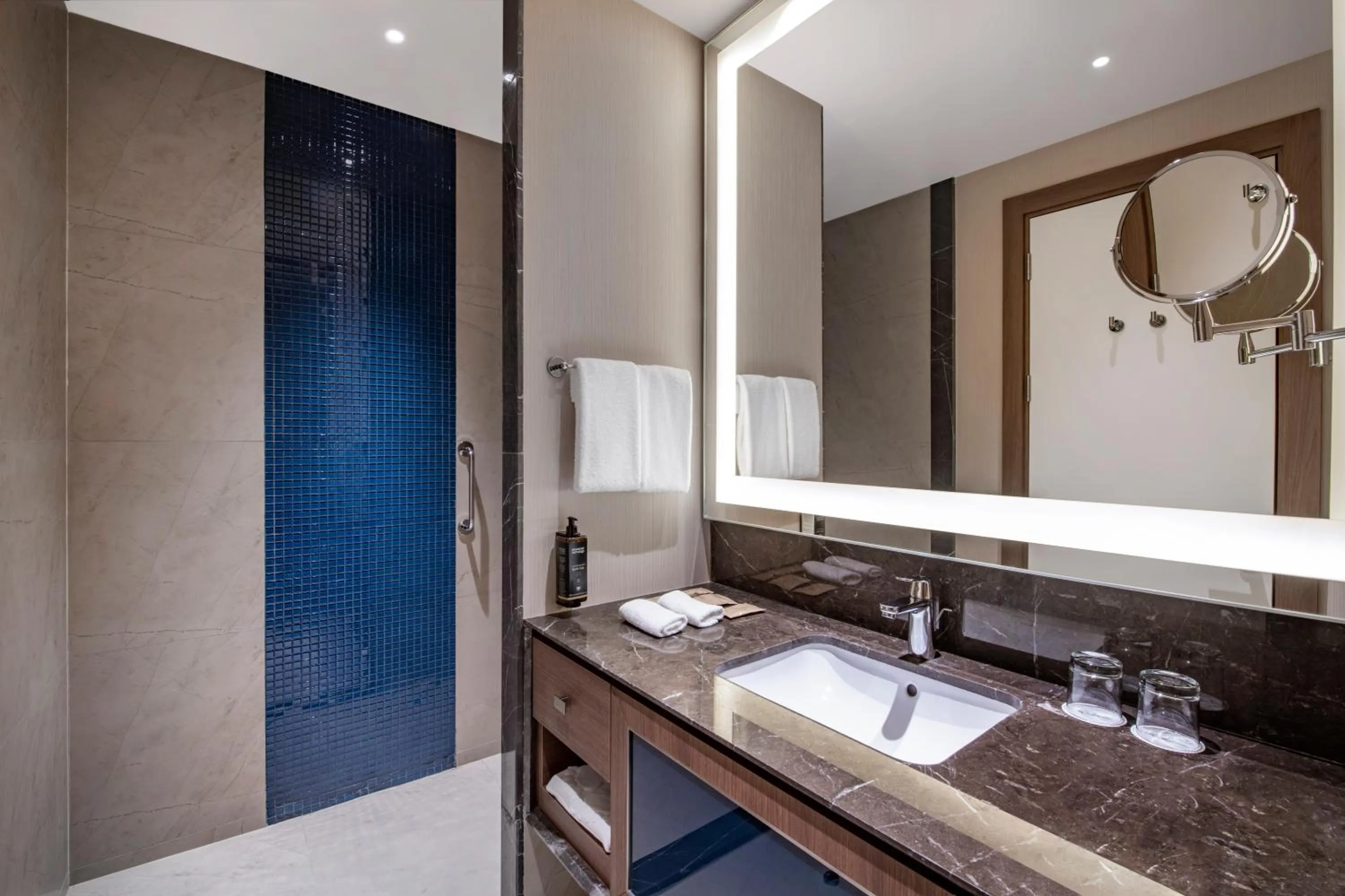 Shower in Tbilisi Philharmonic Hotel by Mercure
