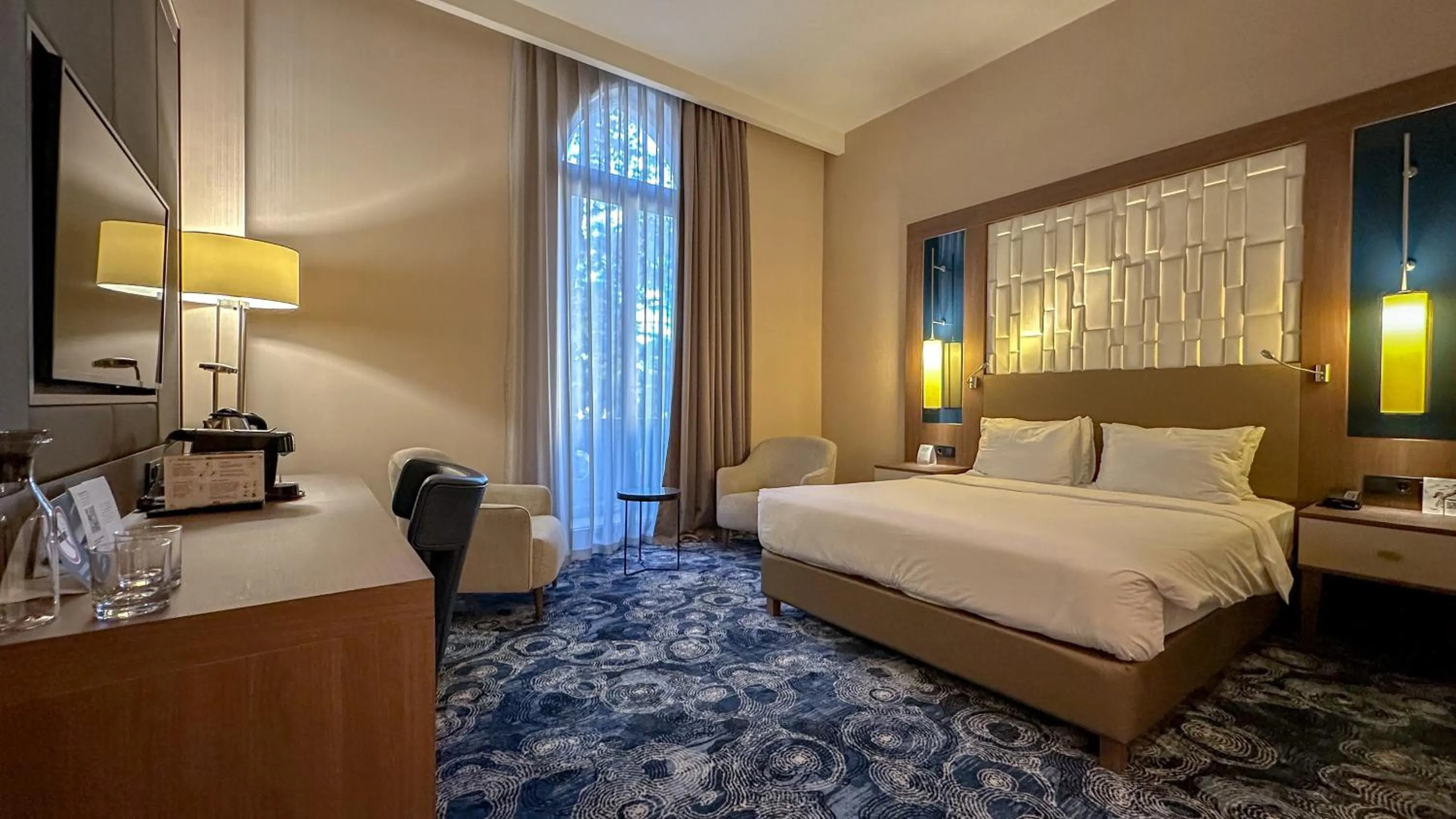 Bedroom, Bed in Tbilisi Philharmonic Hotel by Mercure