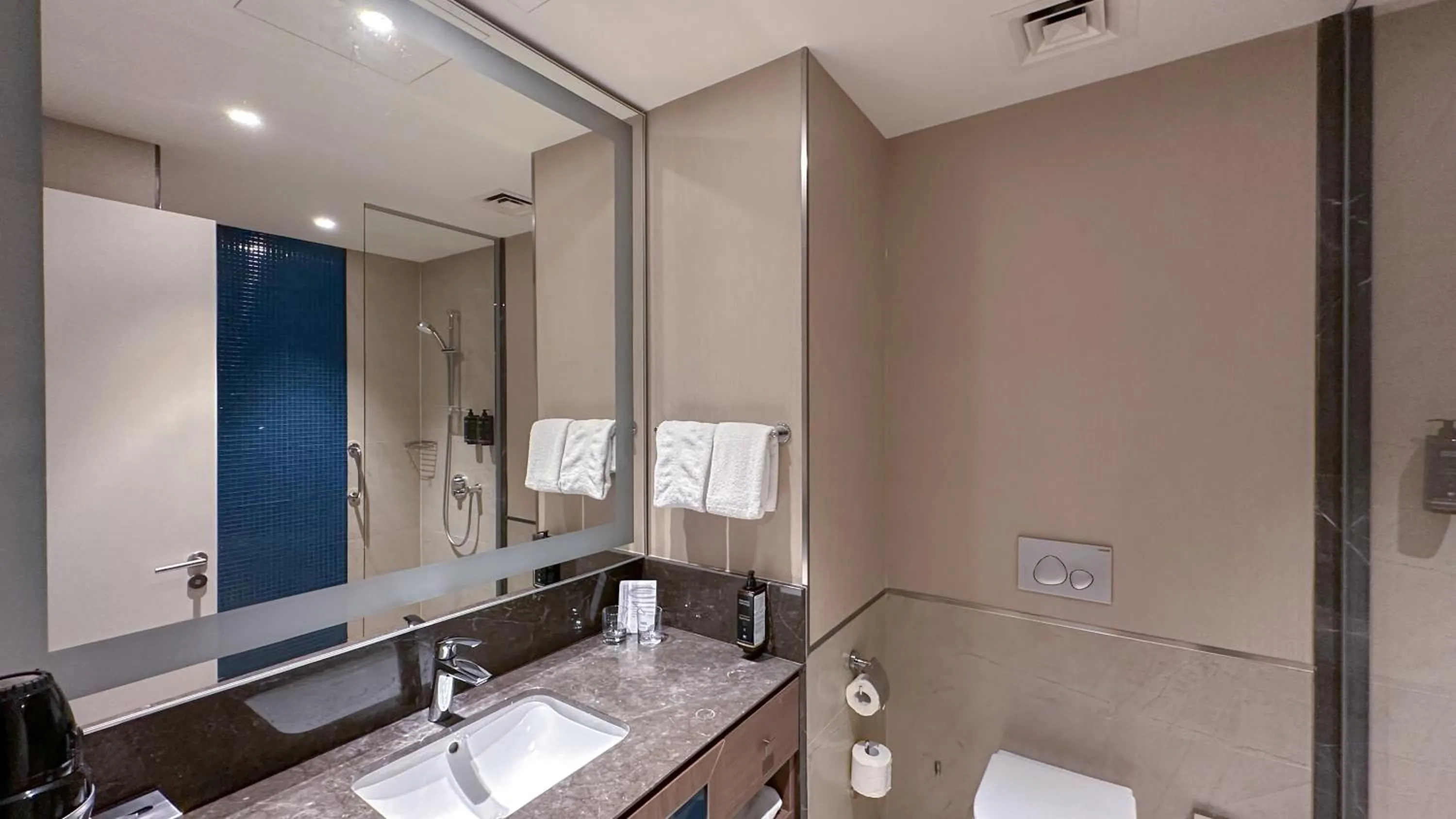 Bathroom in Tbilisi Philharmonic Hotel by Mercure