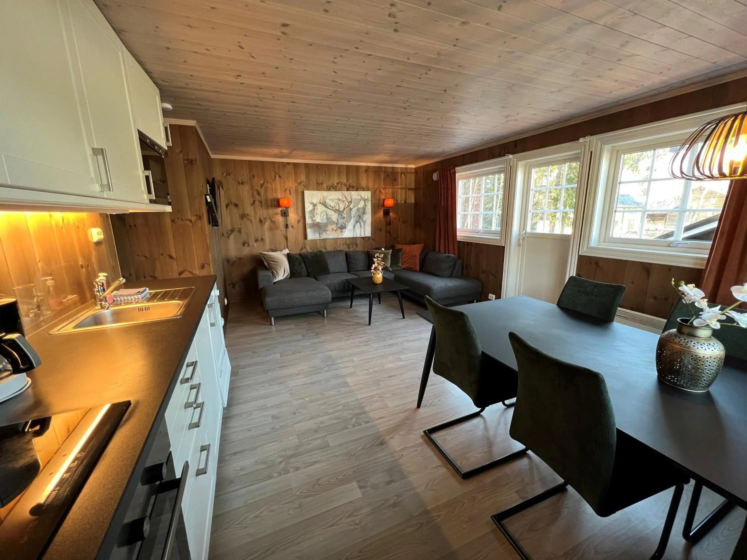 Living room in Fagernes Camping