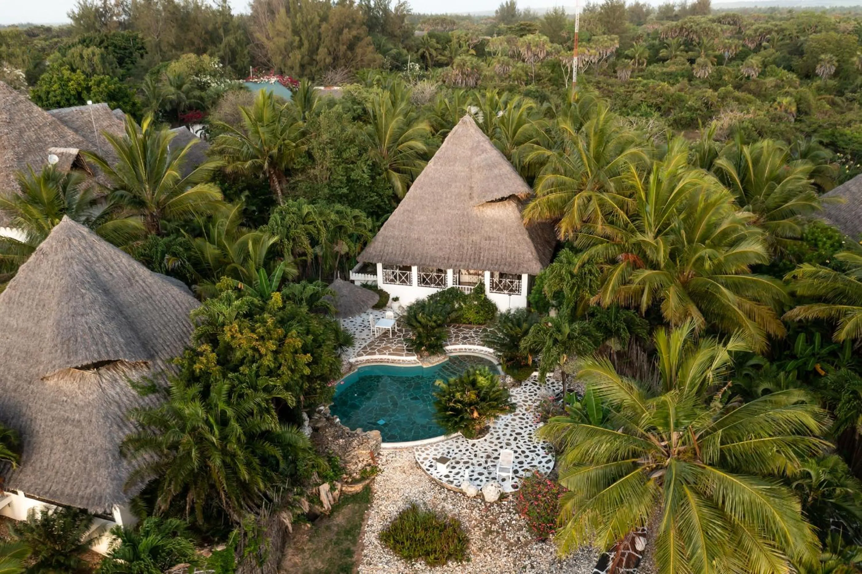 Bird's eye view in Msambweni Beach House and Private Villas