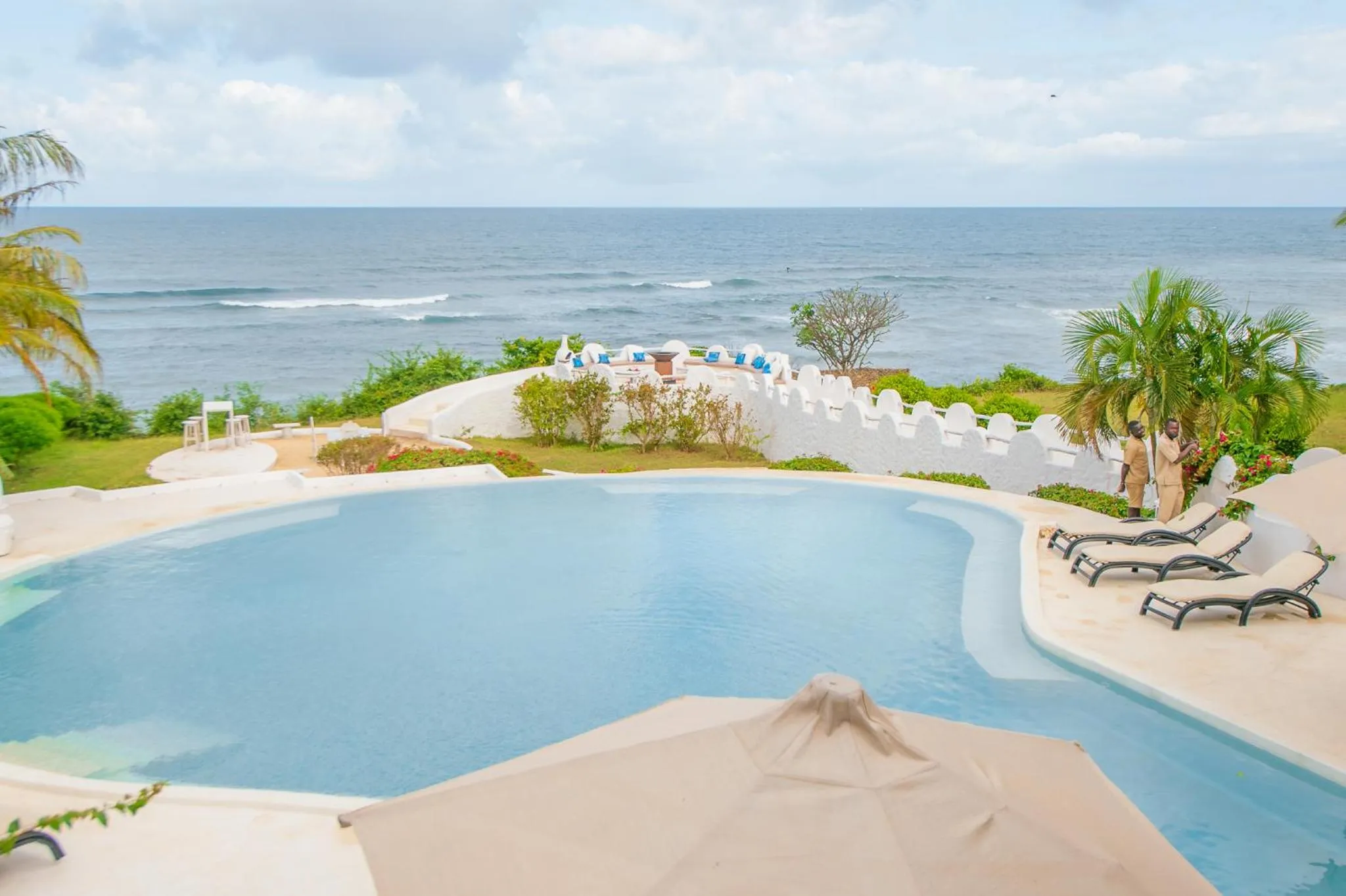 Sea view in Msambweni Beach House and Private Villas