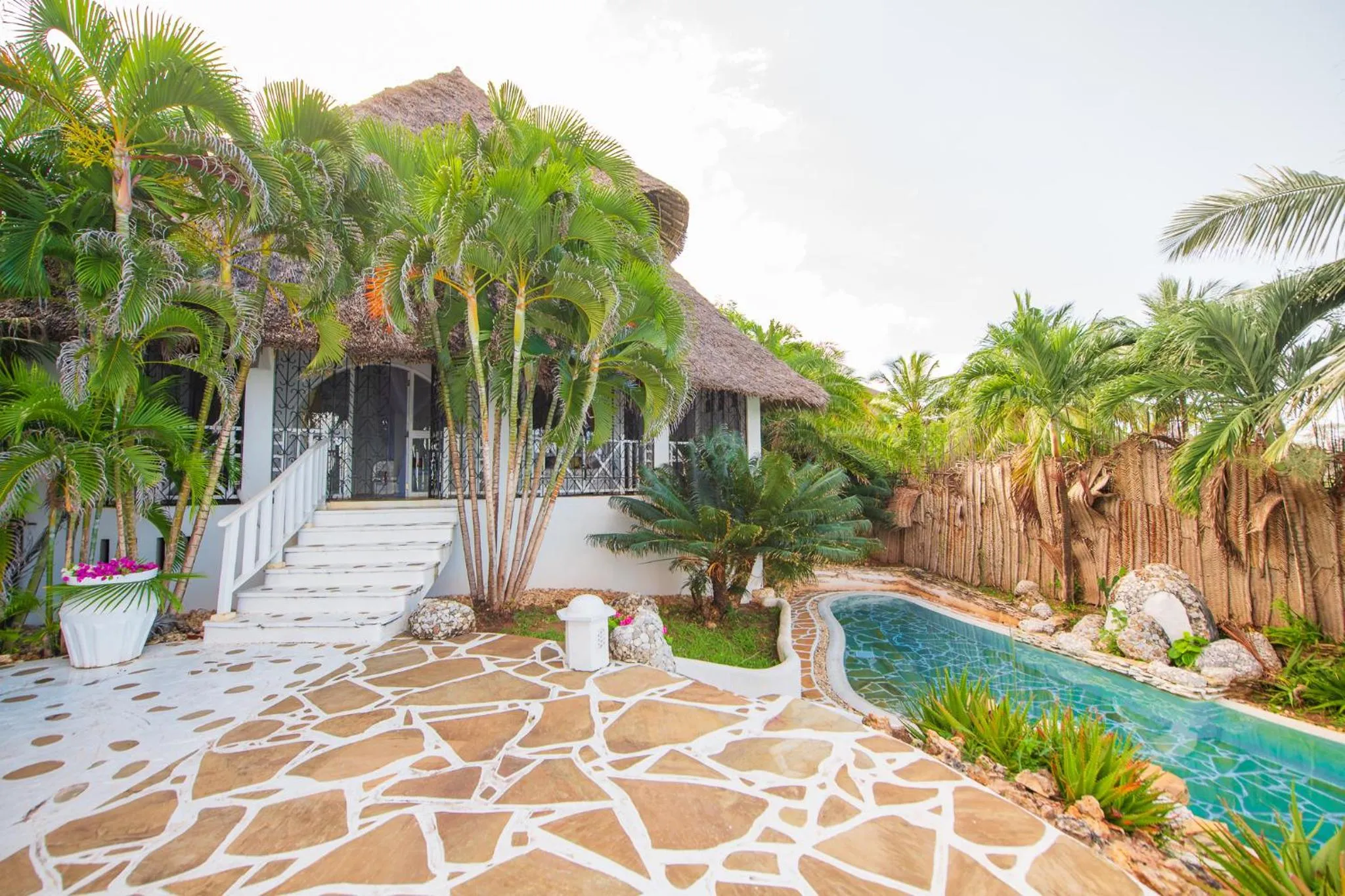 Swimming pool in Msambweni Beach House and Private Villas