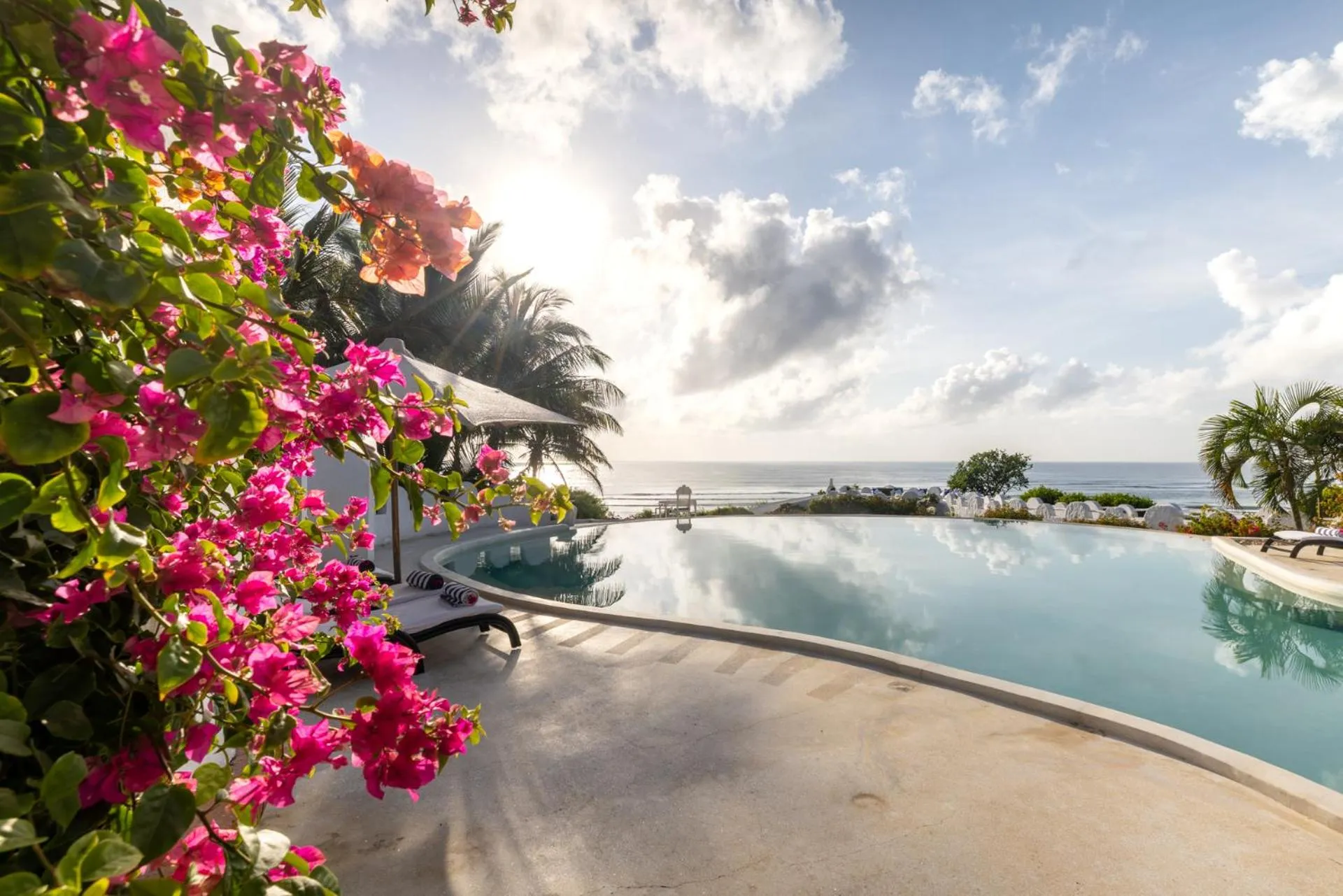 Swimming pool in Msambweni Beach House and Private Villas